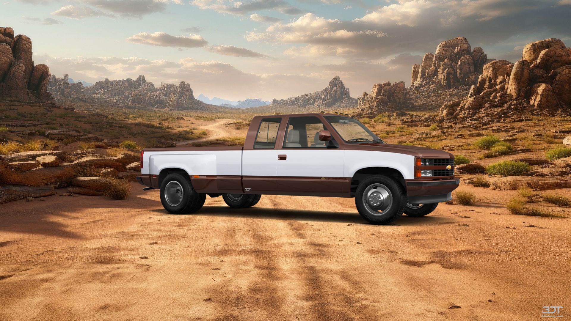 Chevrolet K3500 Extended Cab Pickup Truck 1988