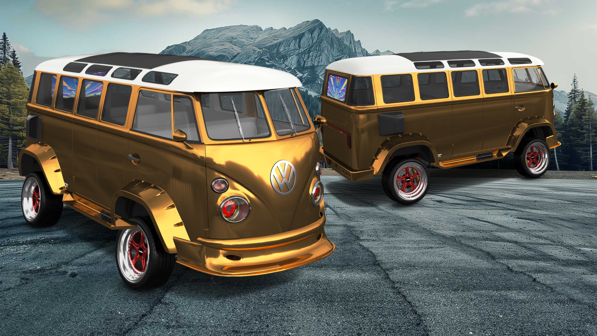 Volkswagen T1 Van 1950 tuning