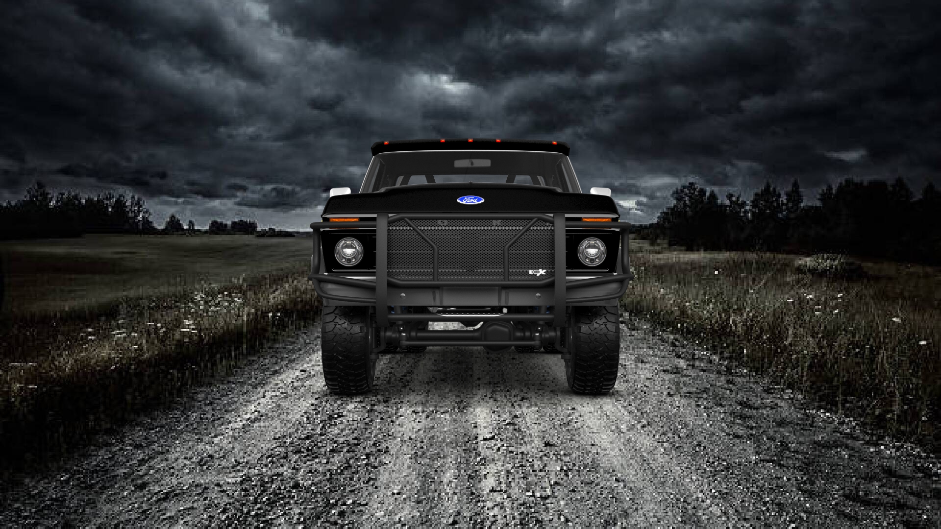 Ford F-350 Dually 4 Door pickup truck 1973