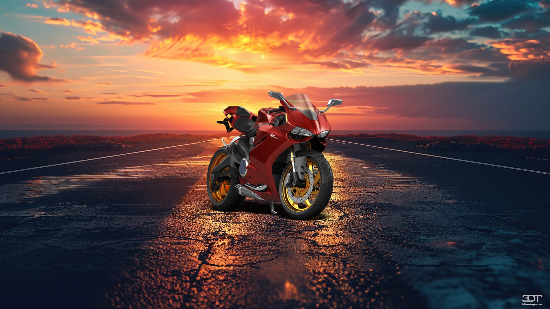 Ducati 899 Panigale Sport Bike 2015 tuning