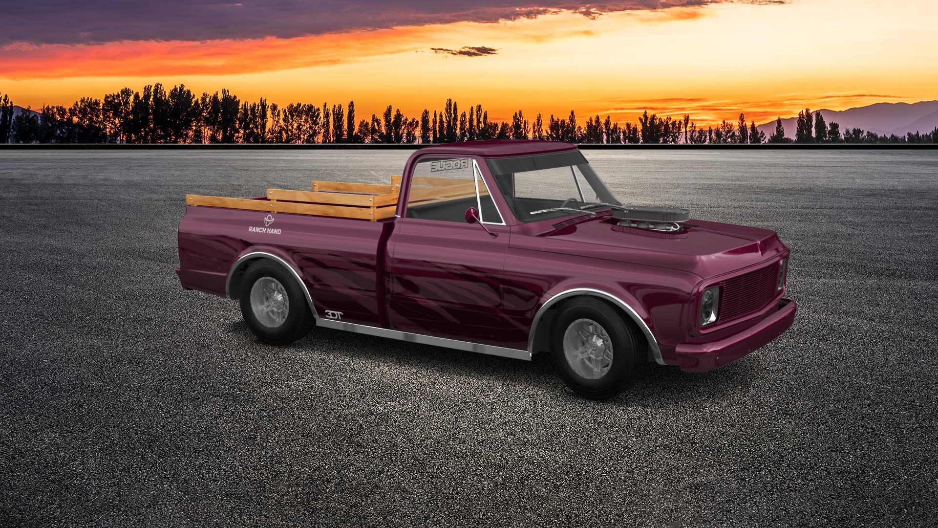 Chevrolet C-10 Cheyenne 2 Door pickup truck 1972 tuning