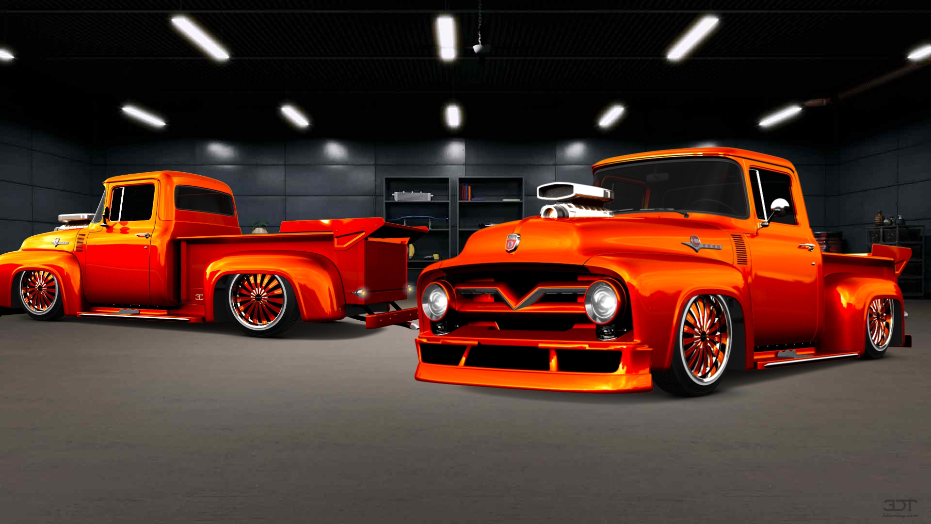 Ford F-100 2 Door truck 1956
