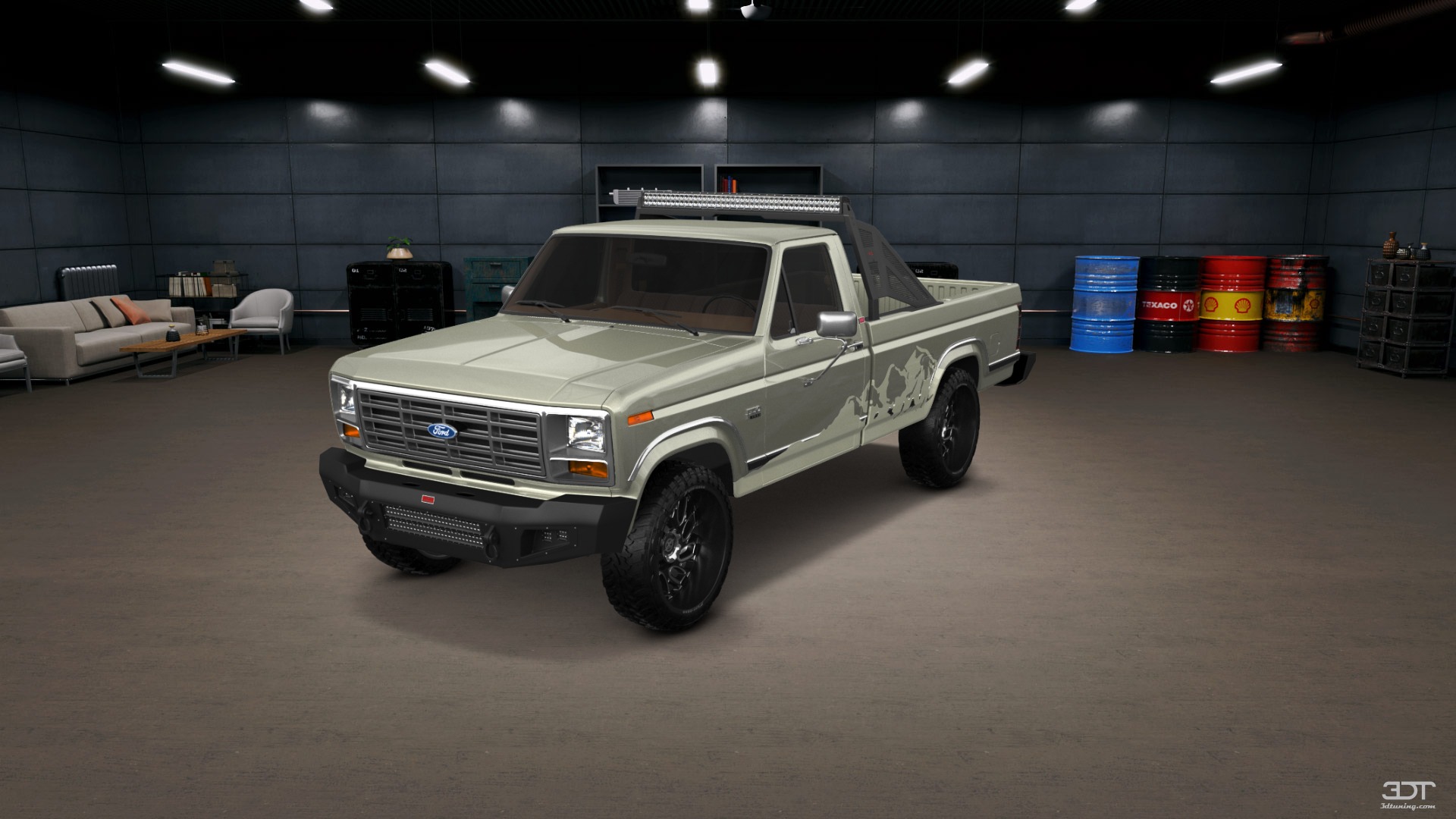 Tuning Ford F-150 2 Door pickup truck 1986