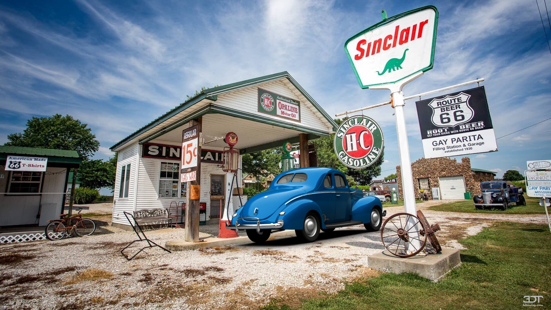 Tuning Ford De Luxe Coupe Liftback 1940
