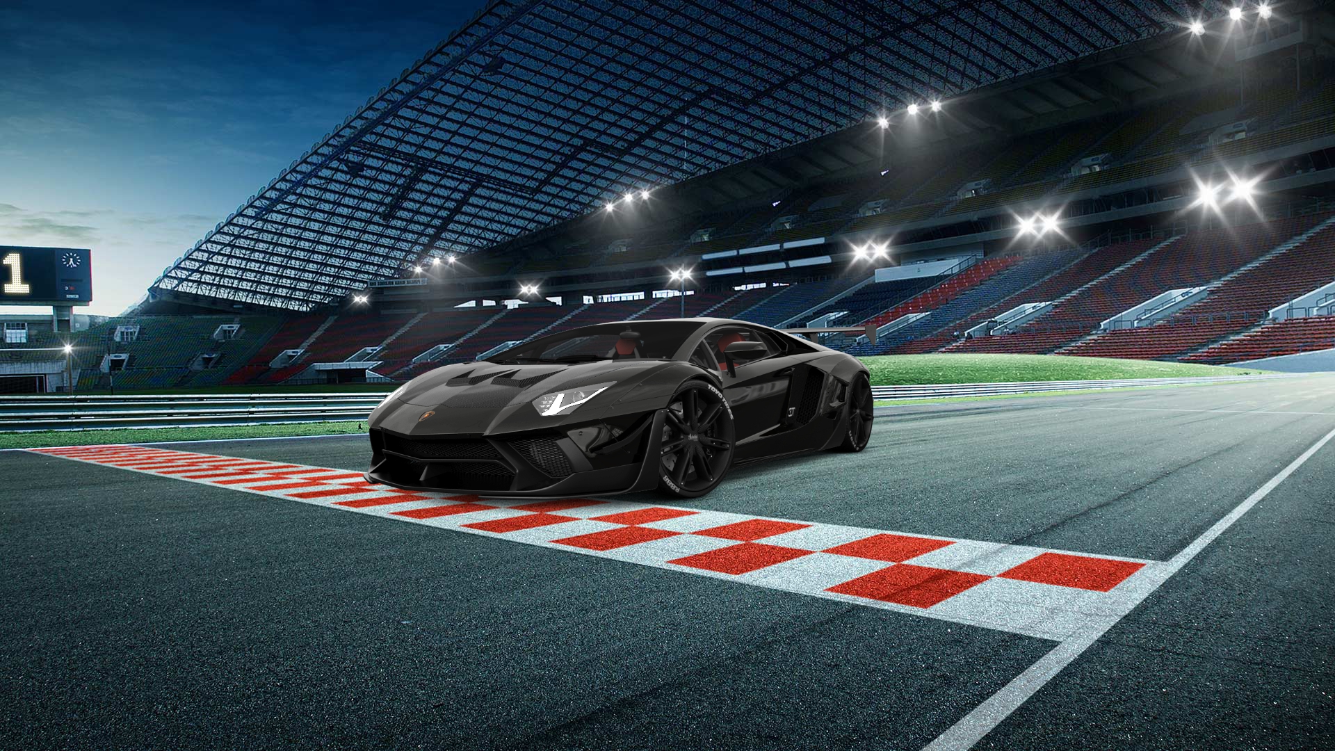 Lamborghini Aventador 2 Door Coupe 2012 tuning