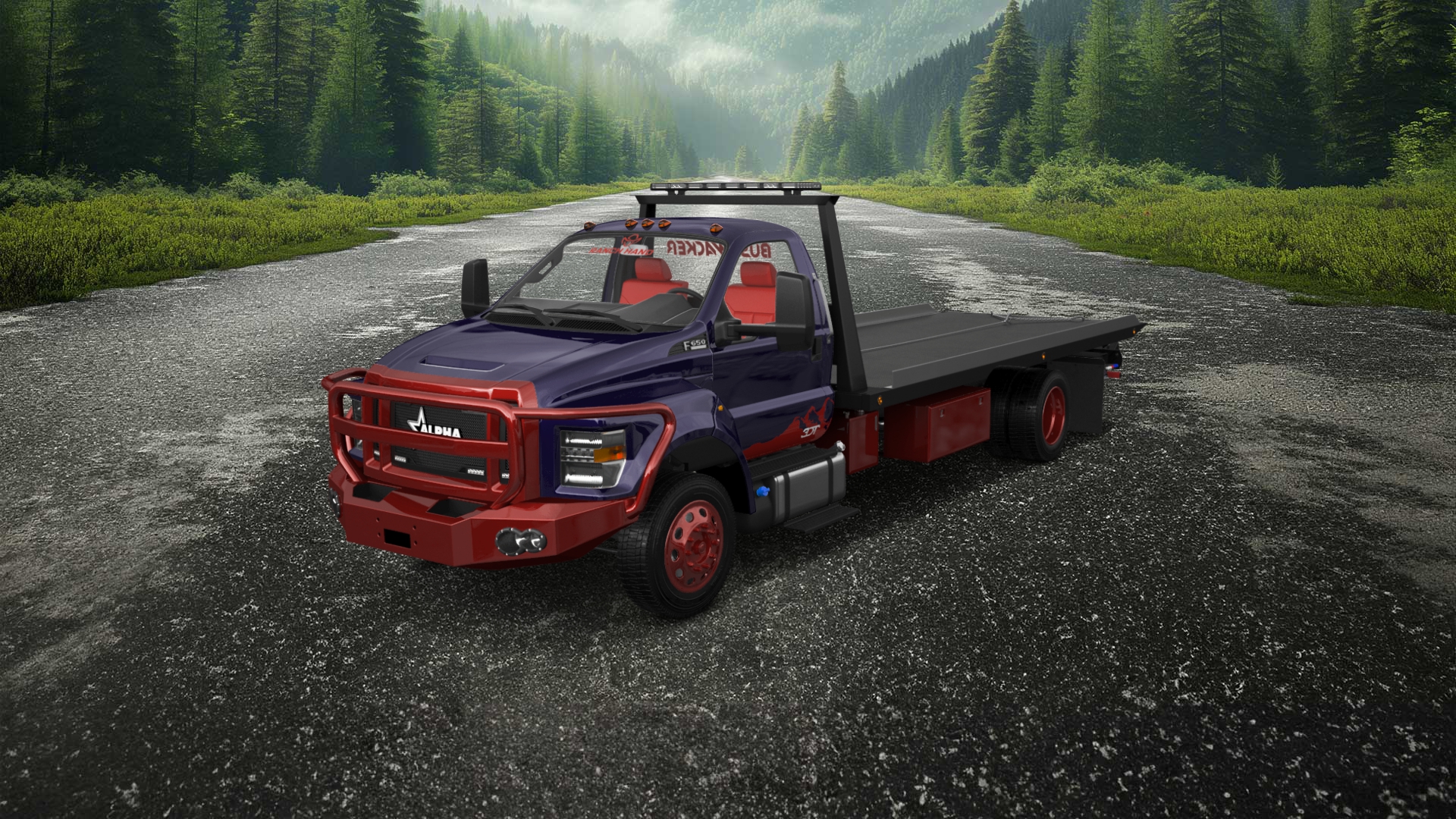 Ford F-650 Tow Truck Pickup 2016
