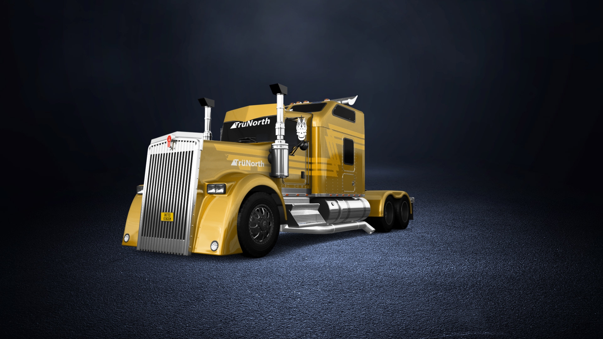 Kenworth W900 Sleeper Cab Truck 2015 tuning