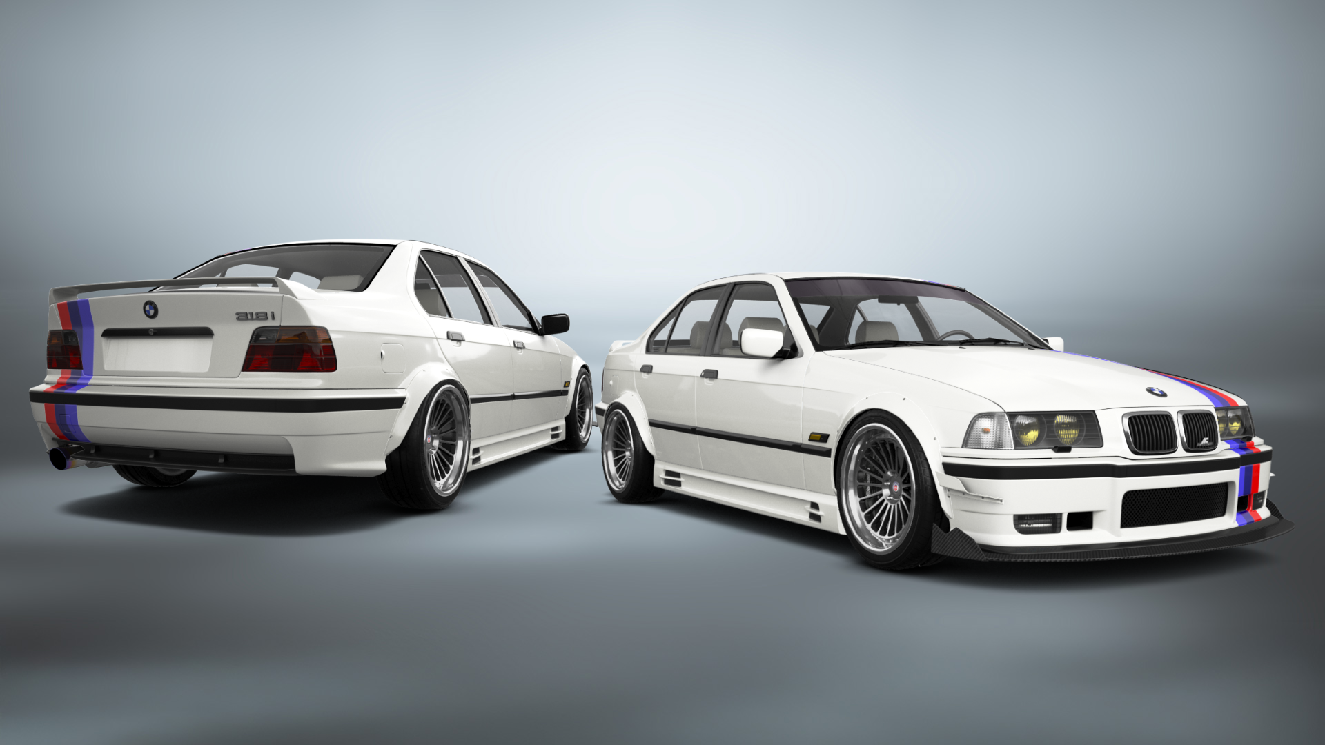 BMW 3 Series 4 Door Saloon 1990 tuning