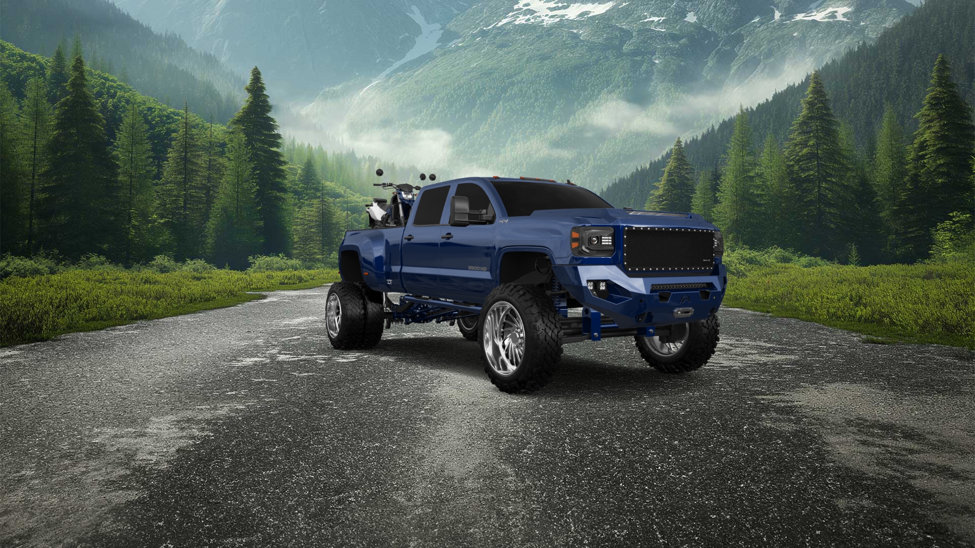 GMC Sierra 3500 HD Crew Cab 4 Door pickup truck 2015
