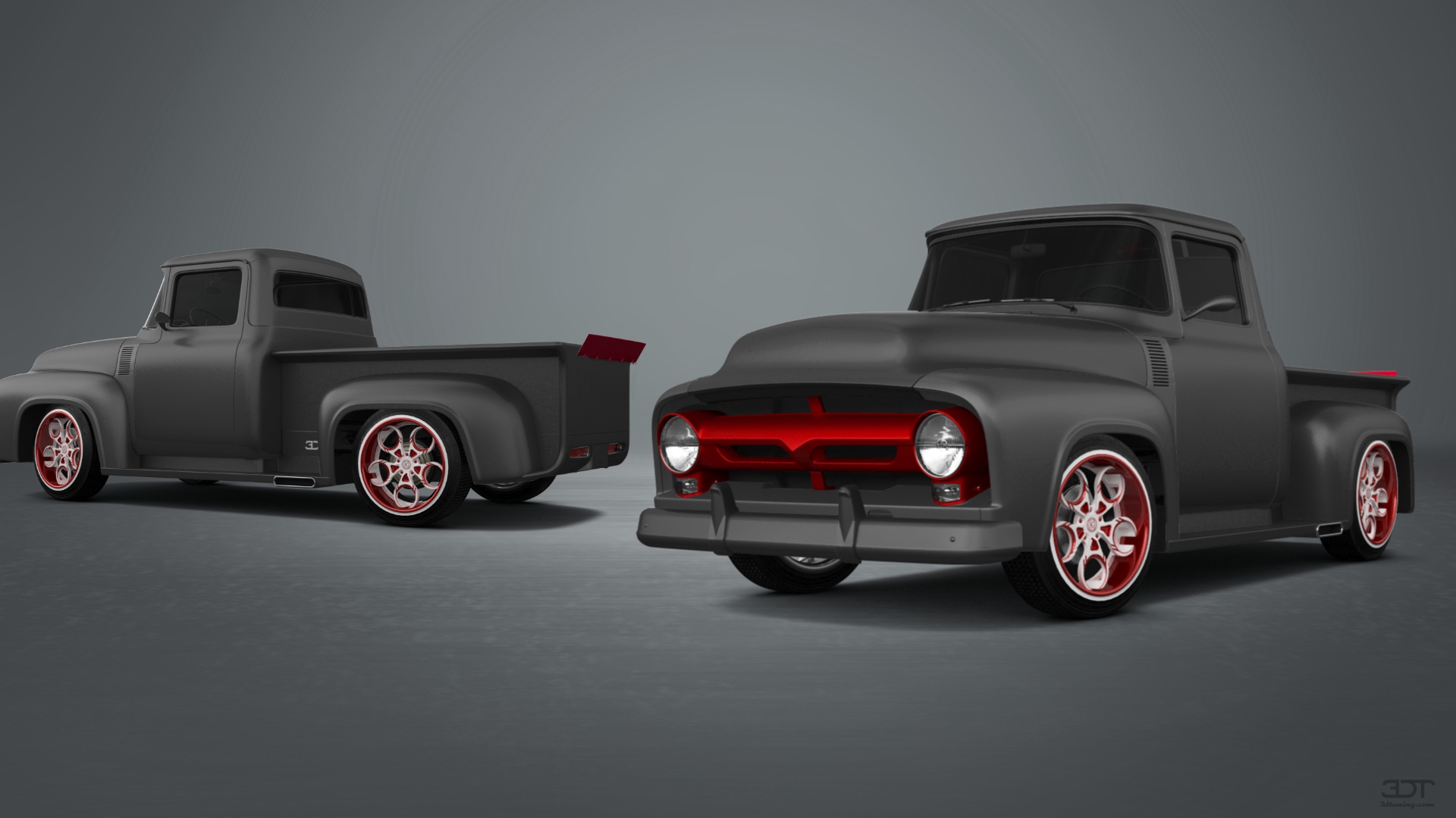 Ford F-100 2 Door truck 1956 tuning