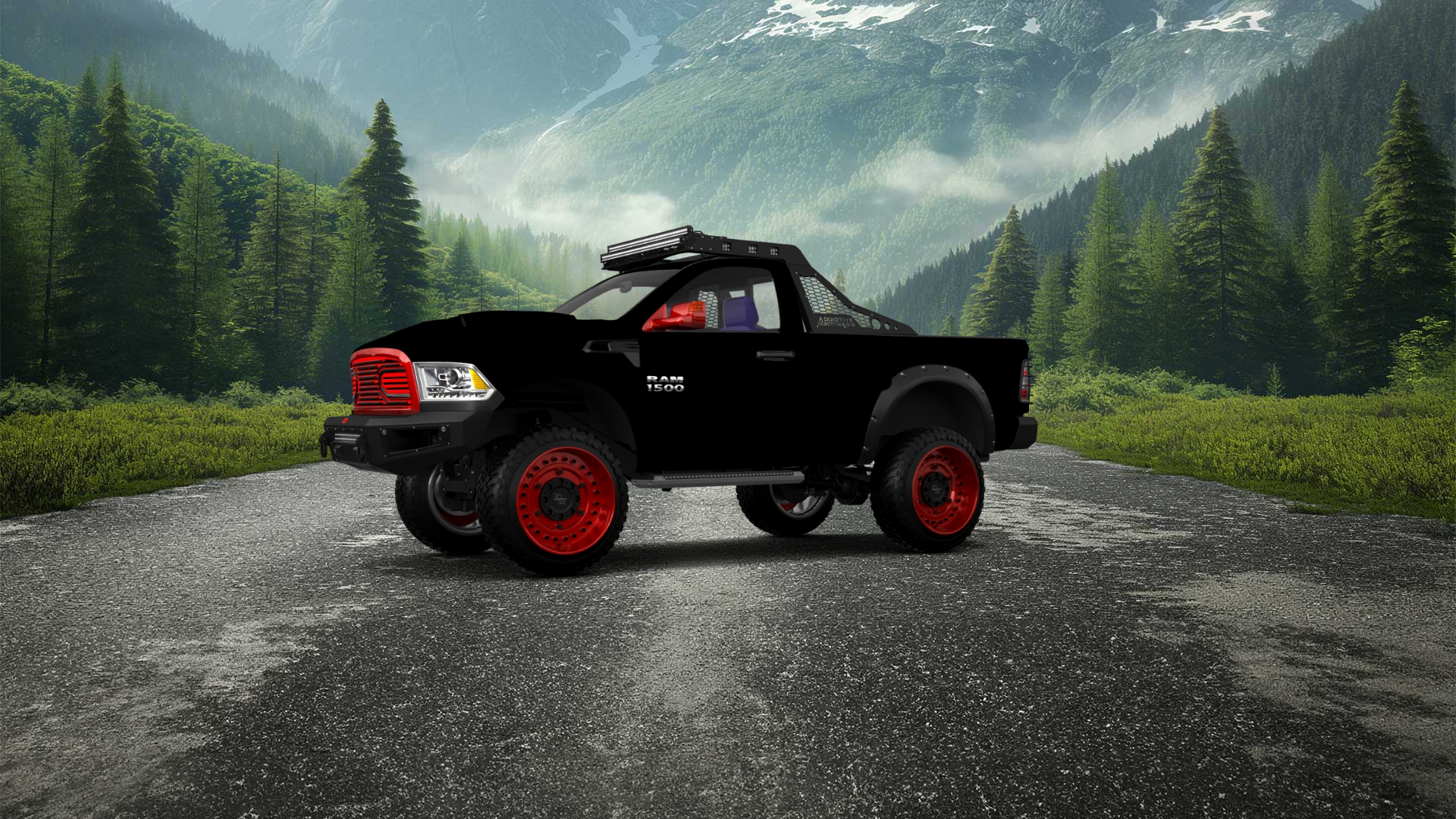 Dodge Ram 1500 6.4' box Regular Cab 2 Door pickup truck 2009 tuning