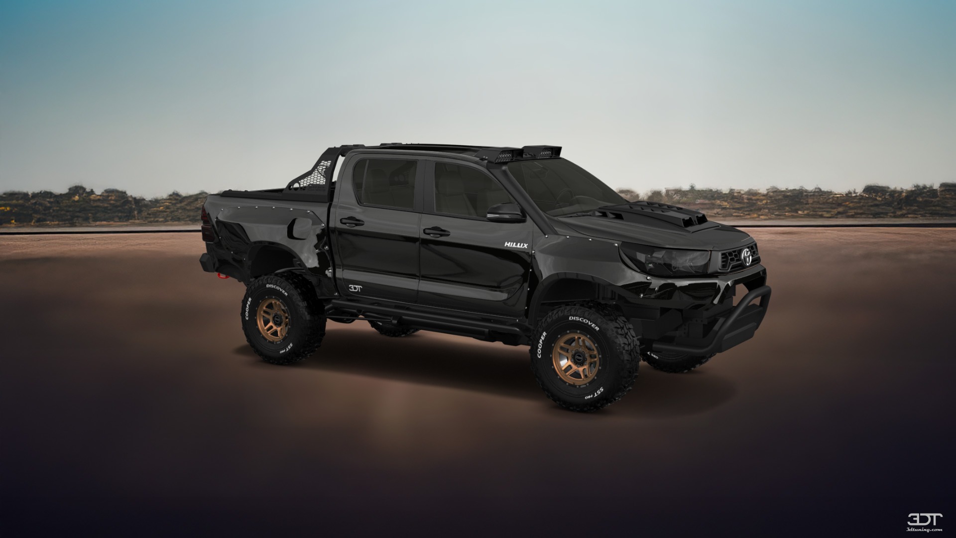 Toyota Hilux Double Cab 4 Door pickup truck 2015 tuning