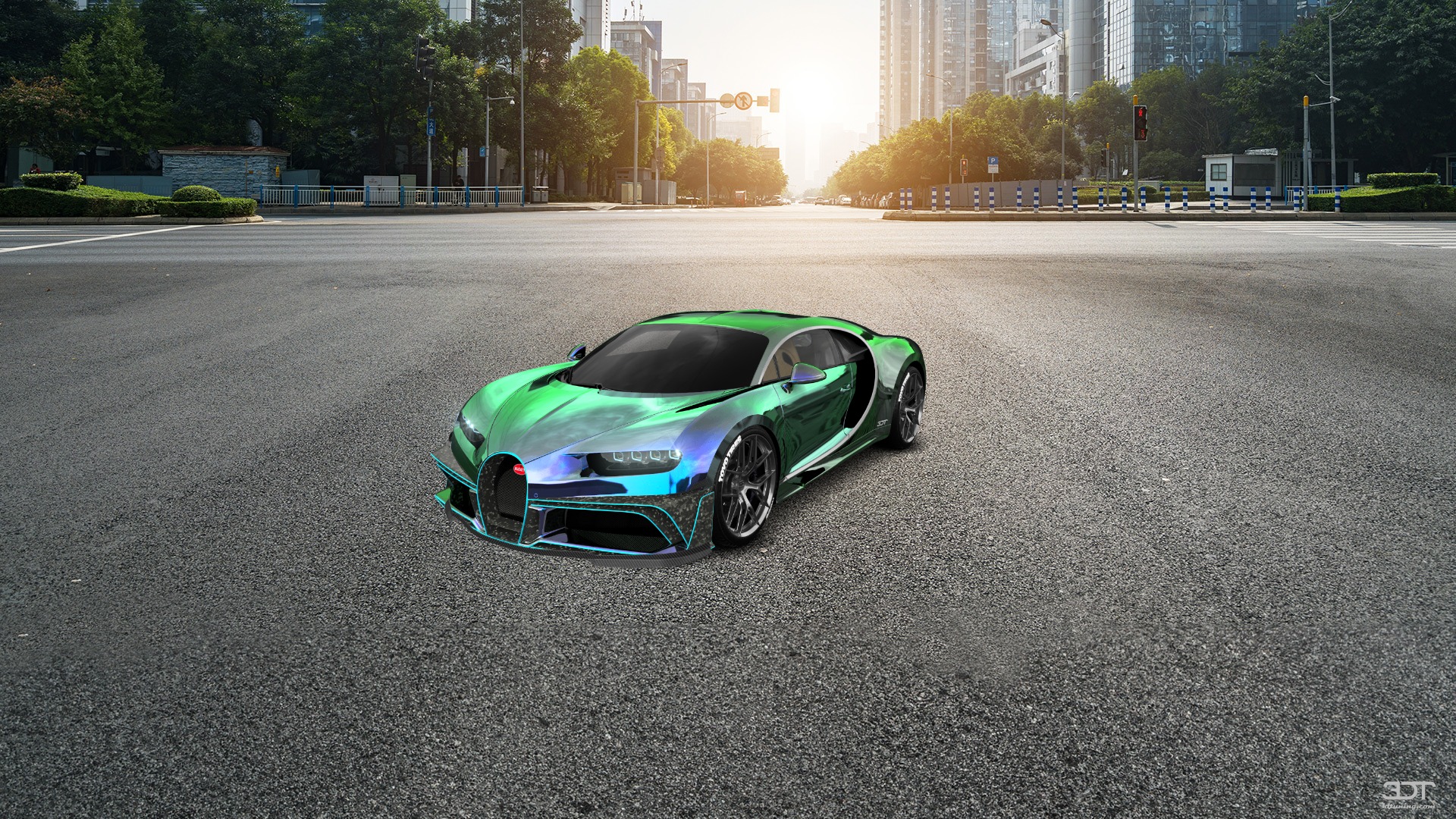 Bugatti Chiron 2 Door Coupe 2016 tuning