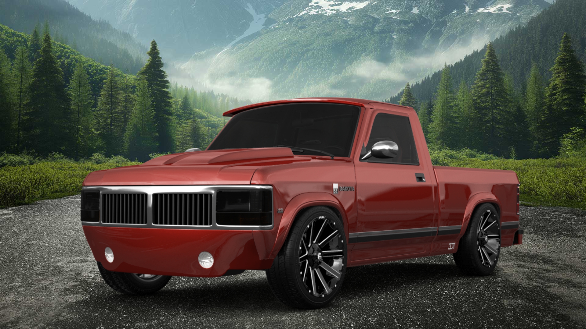 Dodge Dakota Regular Cab 2 Door pickup truck 1987 tuning