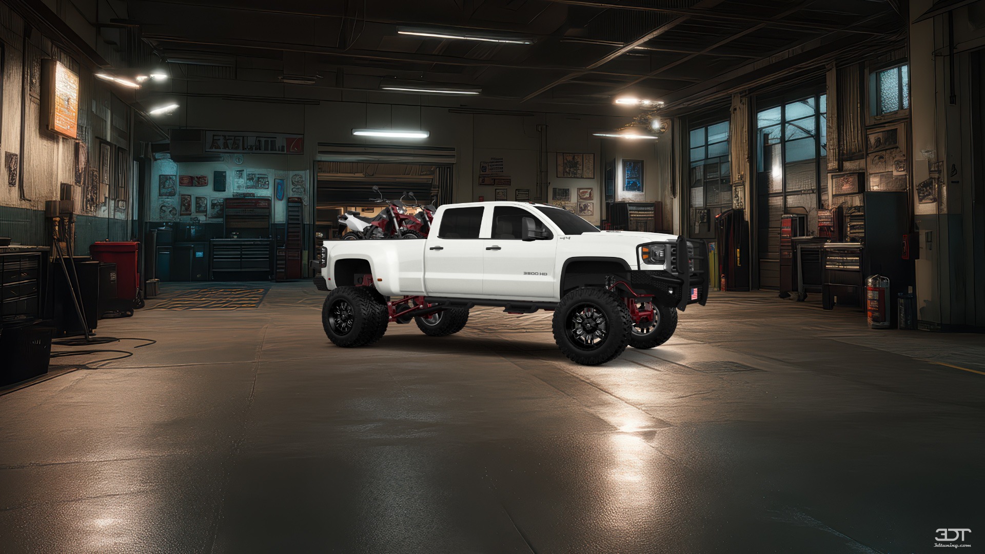 GMC Sierra 3500 HD Crew Cab 4 Door pickup truck 2015 tuning
