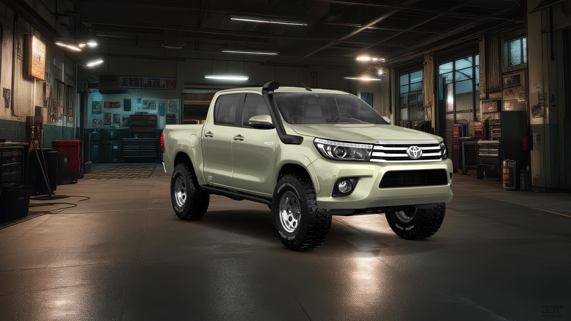 Toyota Hilux Double Cab 4 Door pickup truck 2015 tuning