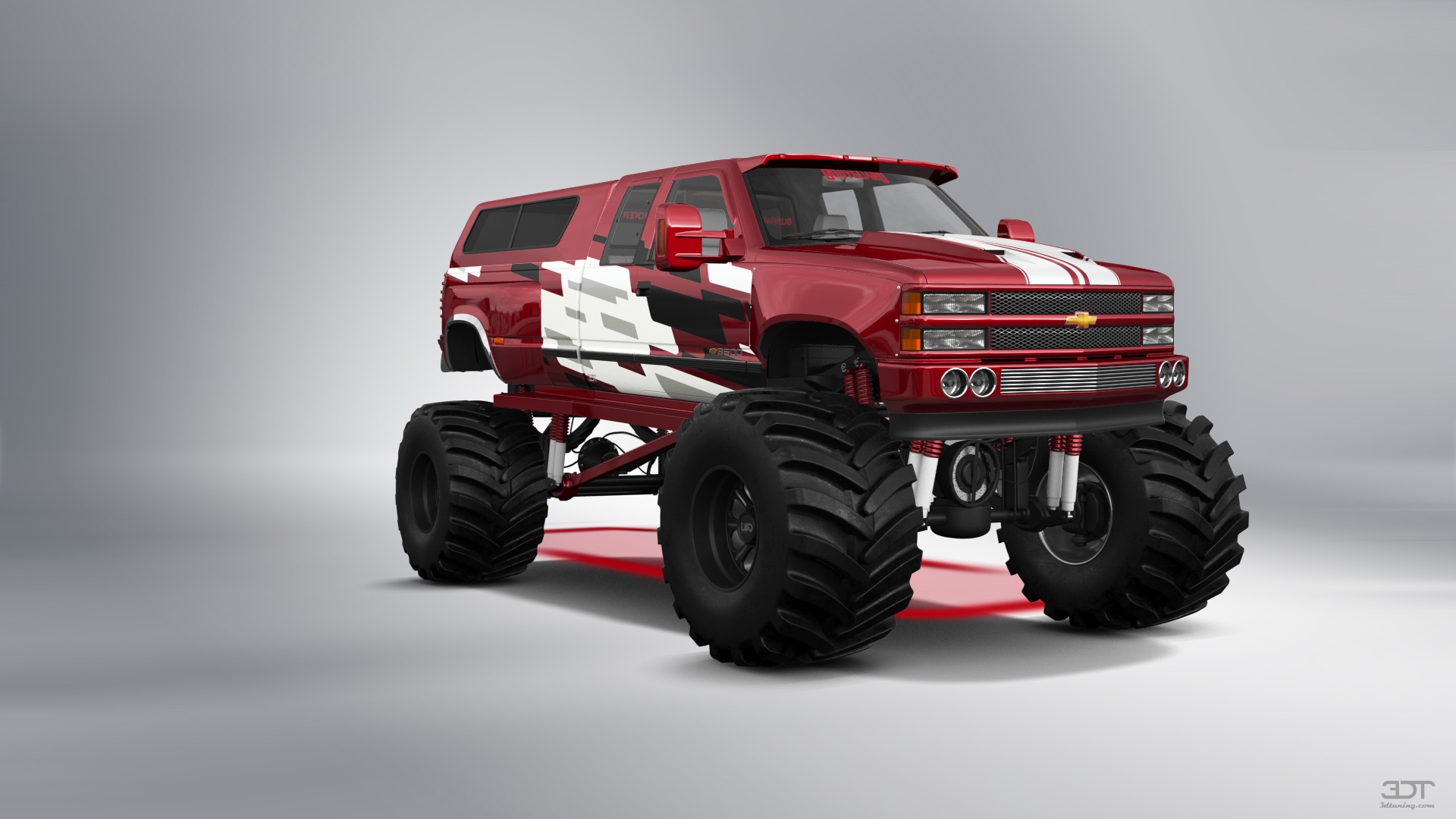 Chevrolet K3500 Extended Cab Pickup Truck 1988 tuning