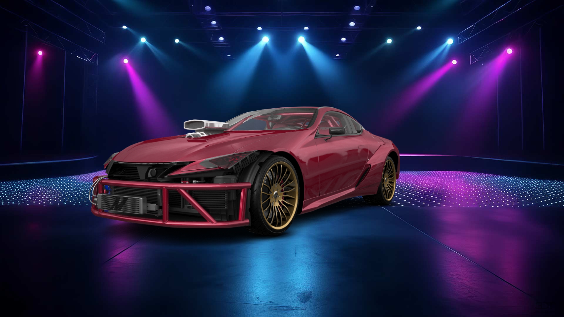 Lexus LC500 2 door fastback coupe 2017 tuning