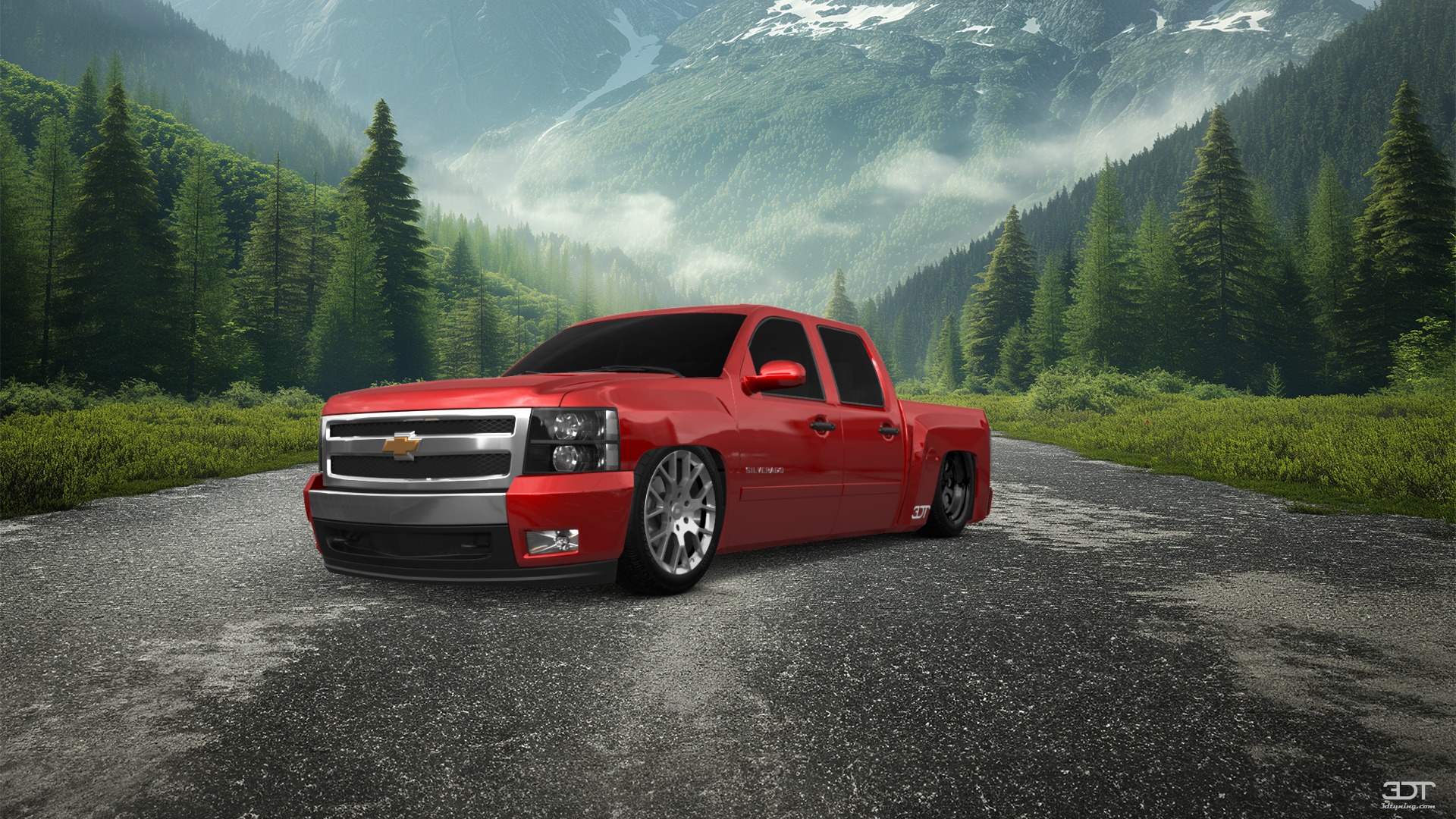 Chevrolet Silverado 1500 Crew Cab 4 Door pickup truck 2007