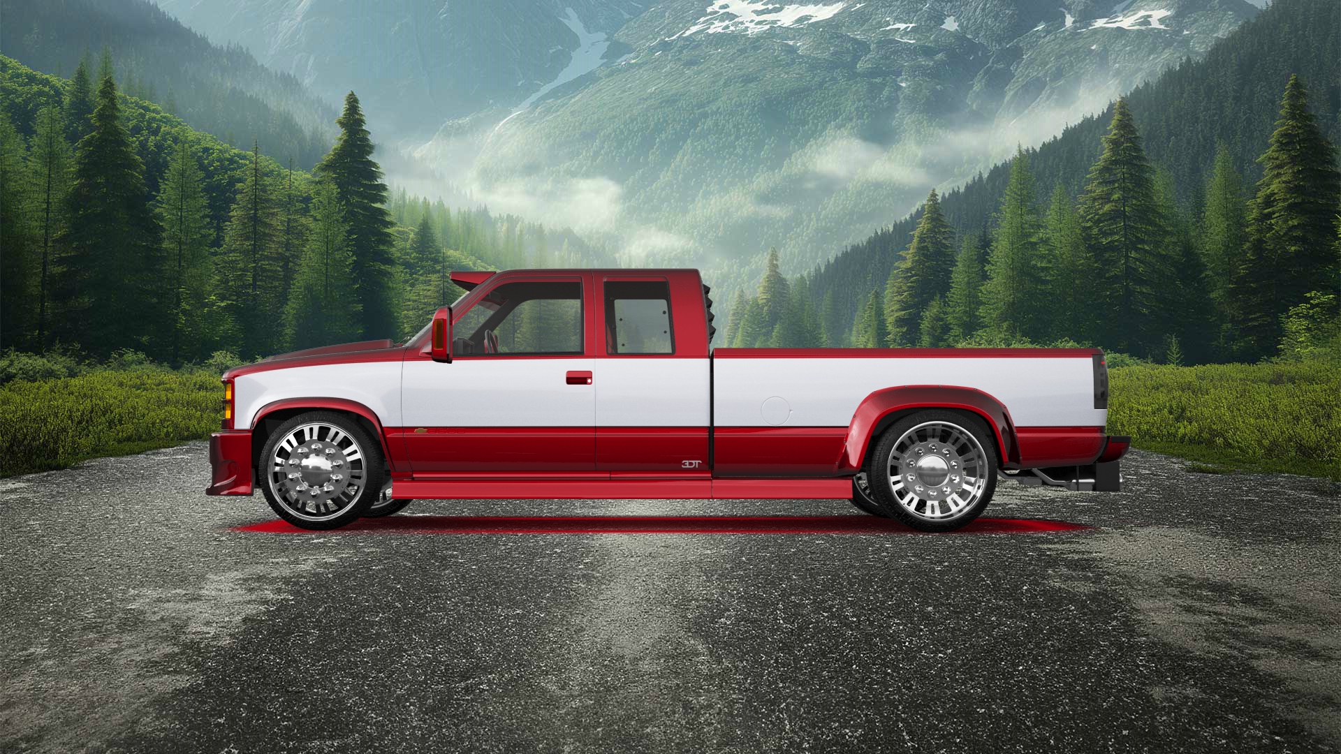 Chevrolet K3500 Extended Cab Pickup Truck 1988 tuning