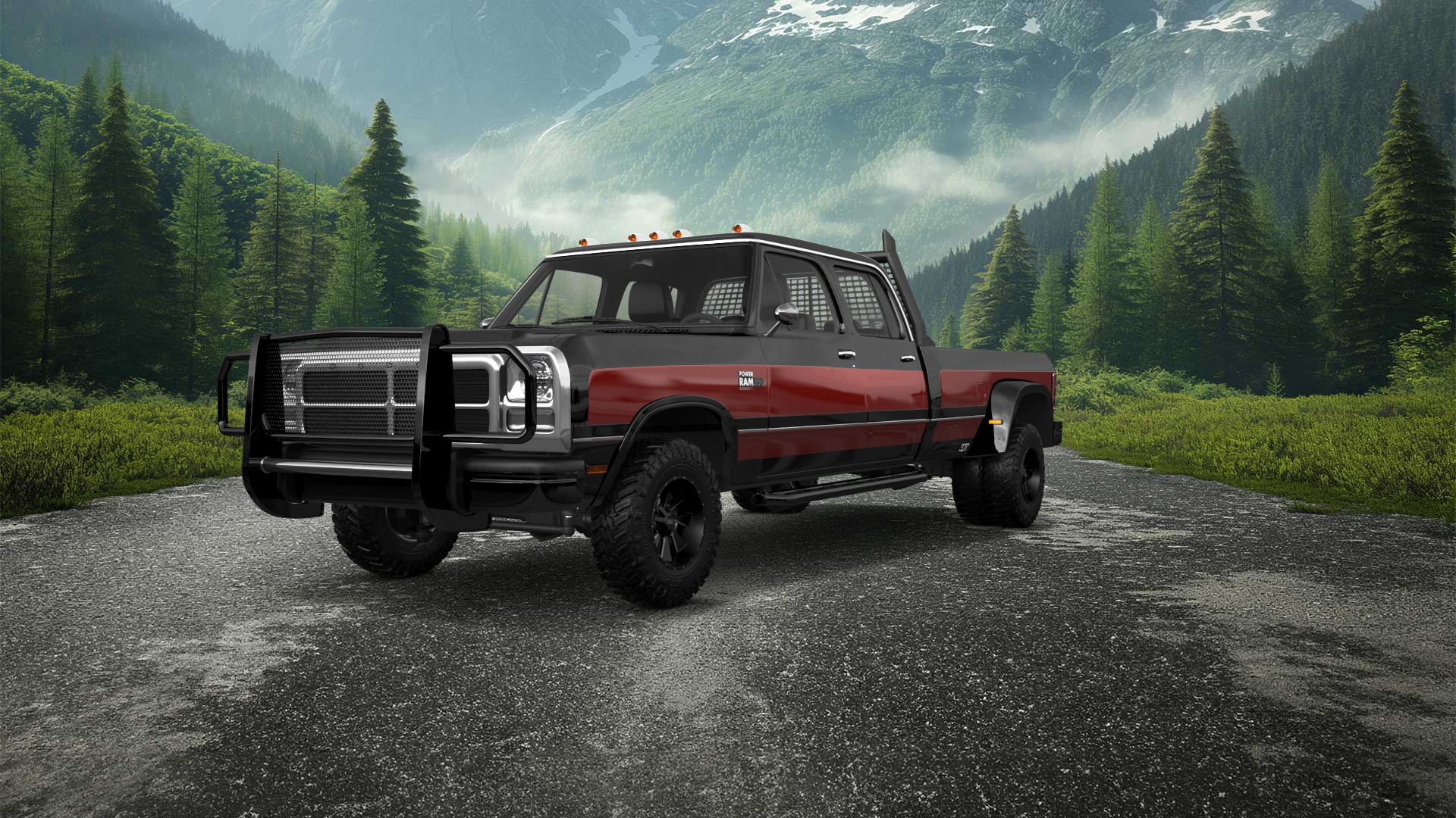Dodge Ram 350 4 Door pickup truck 1991