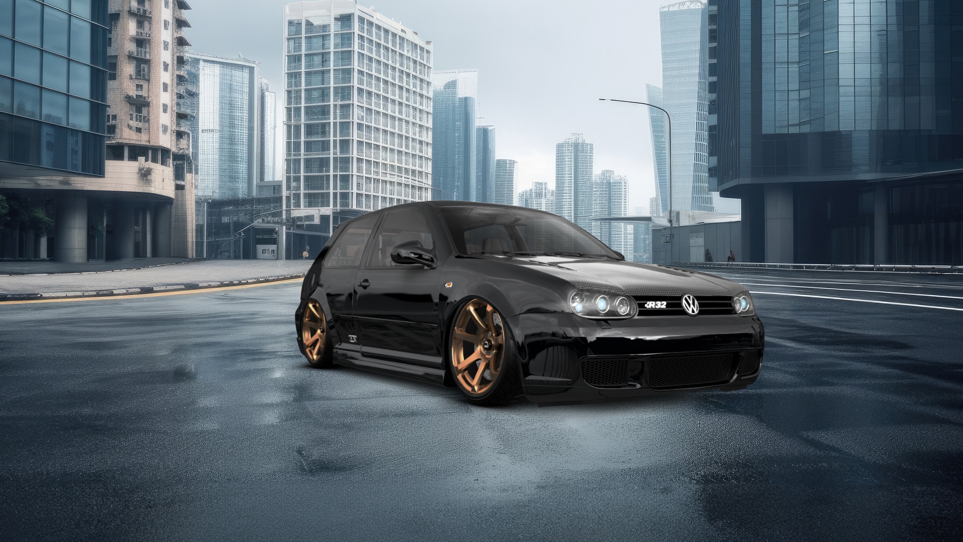 Volkswagen Golf 4 (mk4) 3 Door Hatchback 1997 tuning