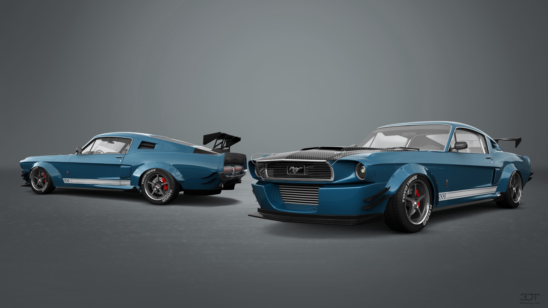 Mustang GT500 2 Door Coupe 1968 tuning