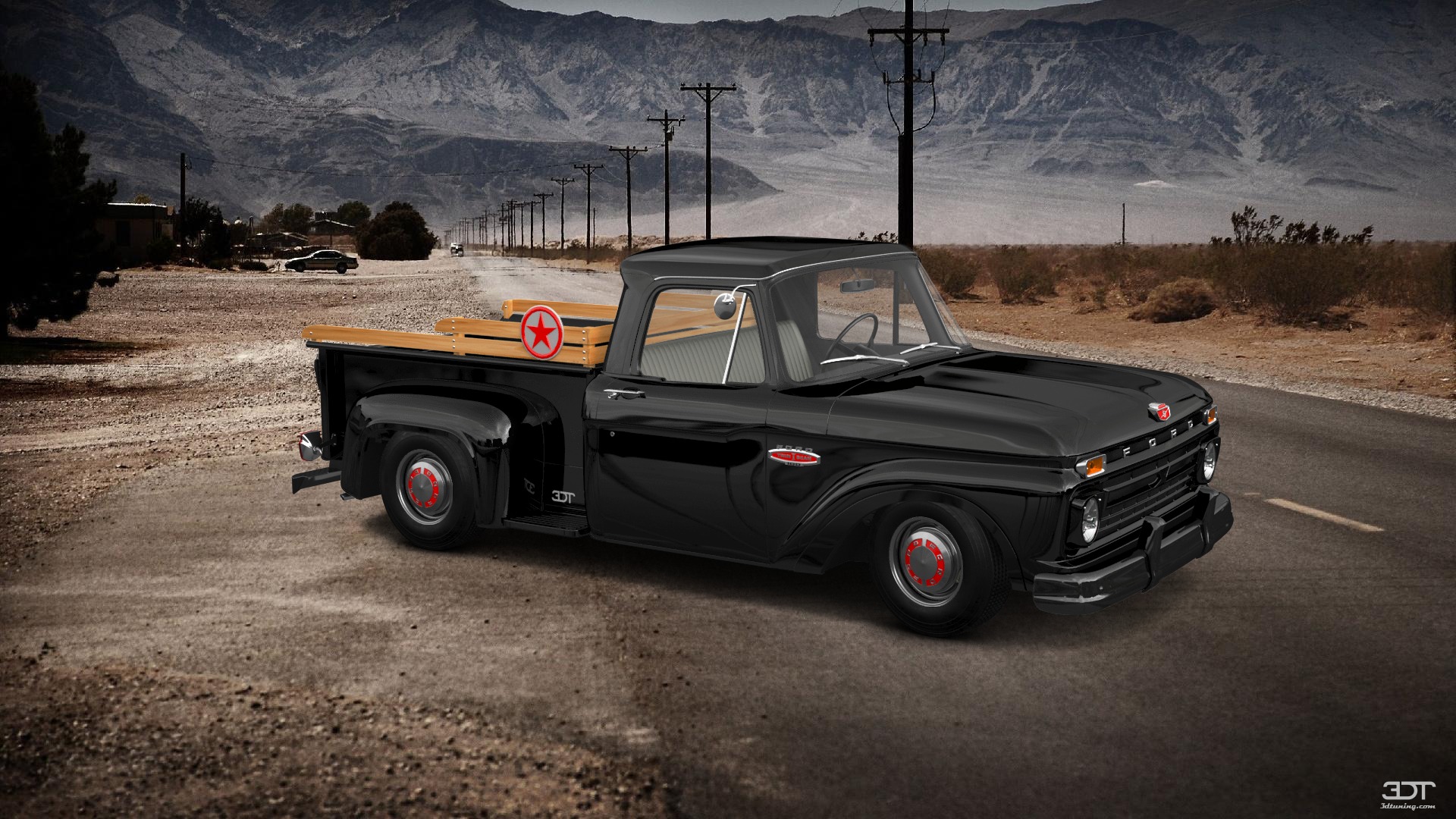 Ford F-100 Flareside 2 Door pickup truck 1961