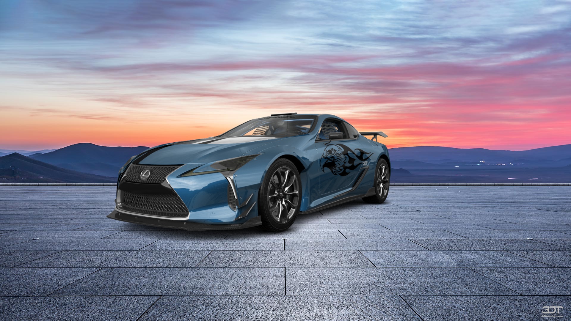 Lexus LC500 2 door fastback coupe 2017 tuning