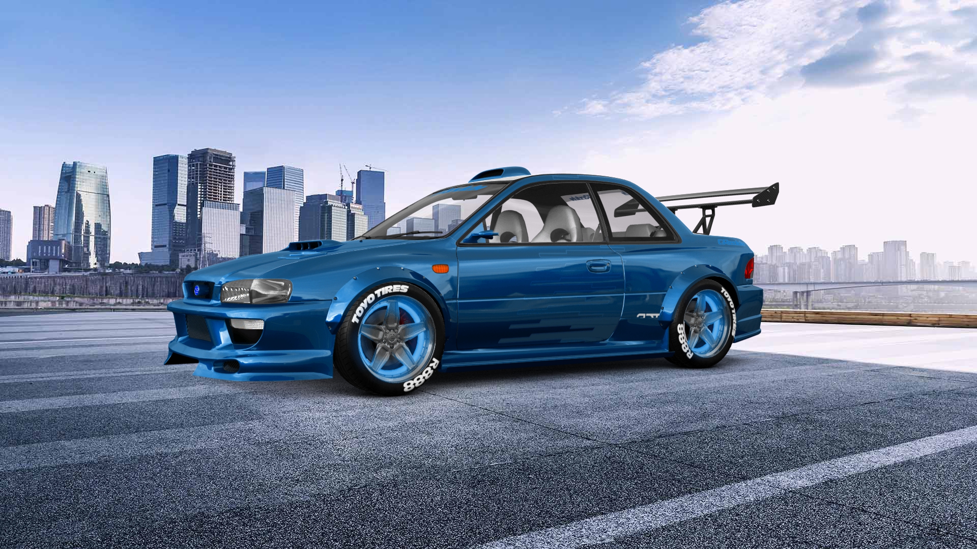Subaru Impreza WRX STI 22B 2 Door Coupe 2000 tuning