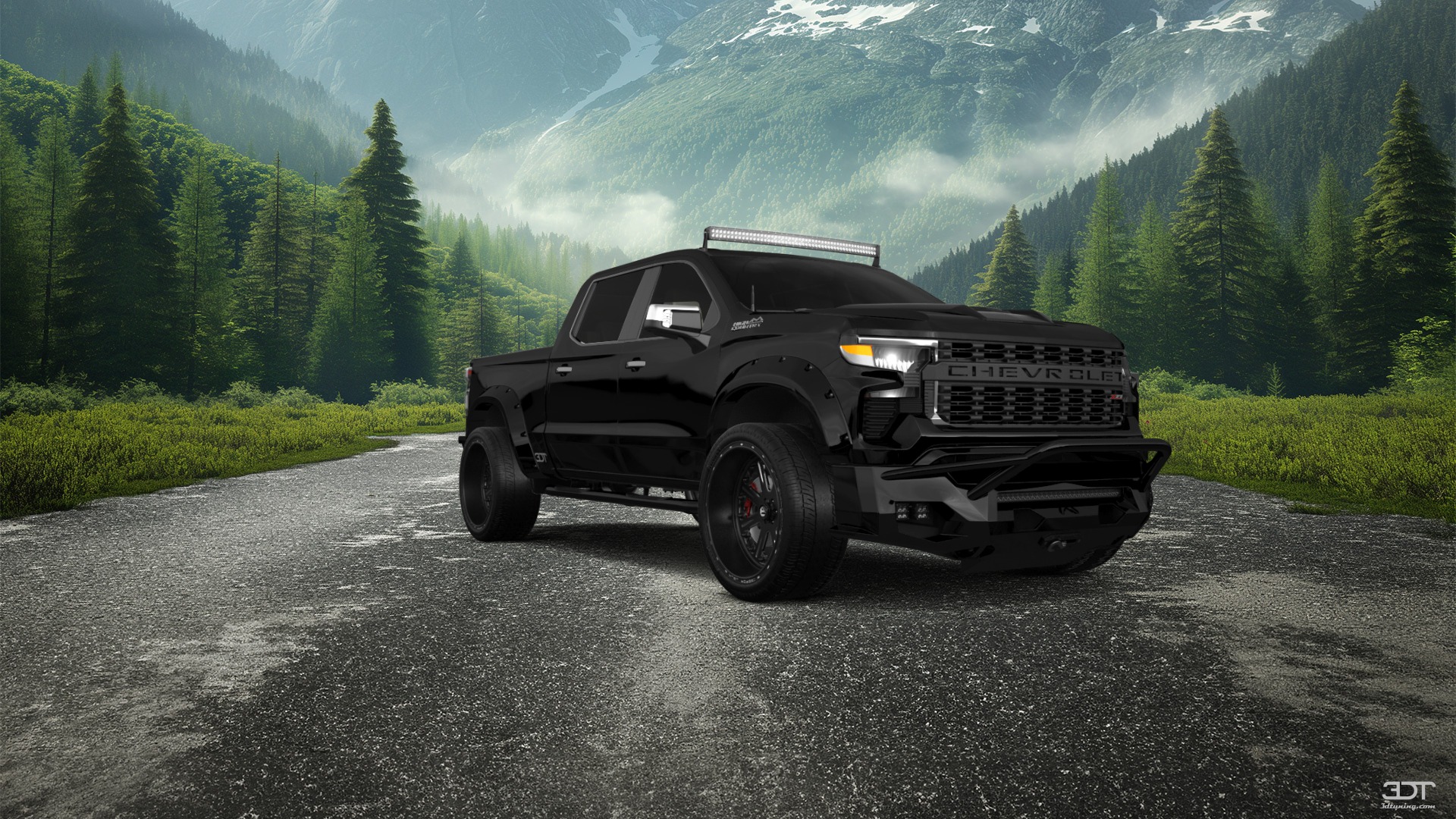 Chevrolet Silverado 1500 Crew Cab 5.8 ft box 4 Door pickup truck 2023 tuning