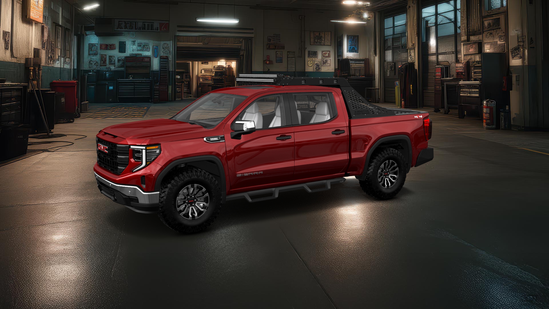 GMC Sierra 1500 Crew Cab 5.8 ft box 4 Door pickup truck 2023 tuning