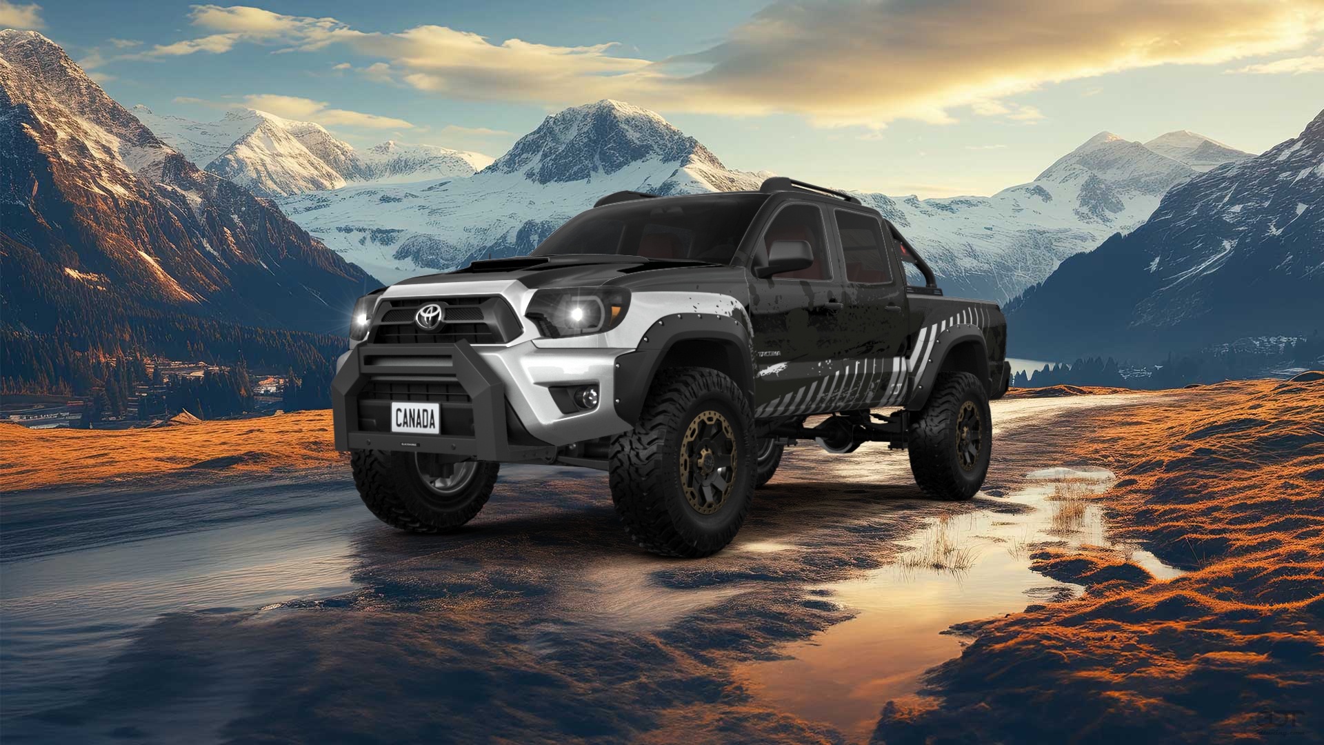 Toyota Tacoma Crew Cab 5.1 ft box 4 Door pickup truck 2012