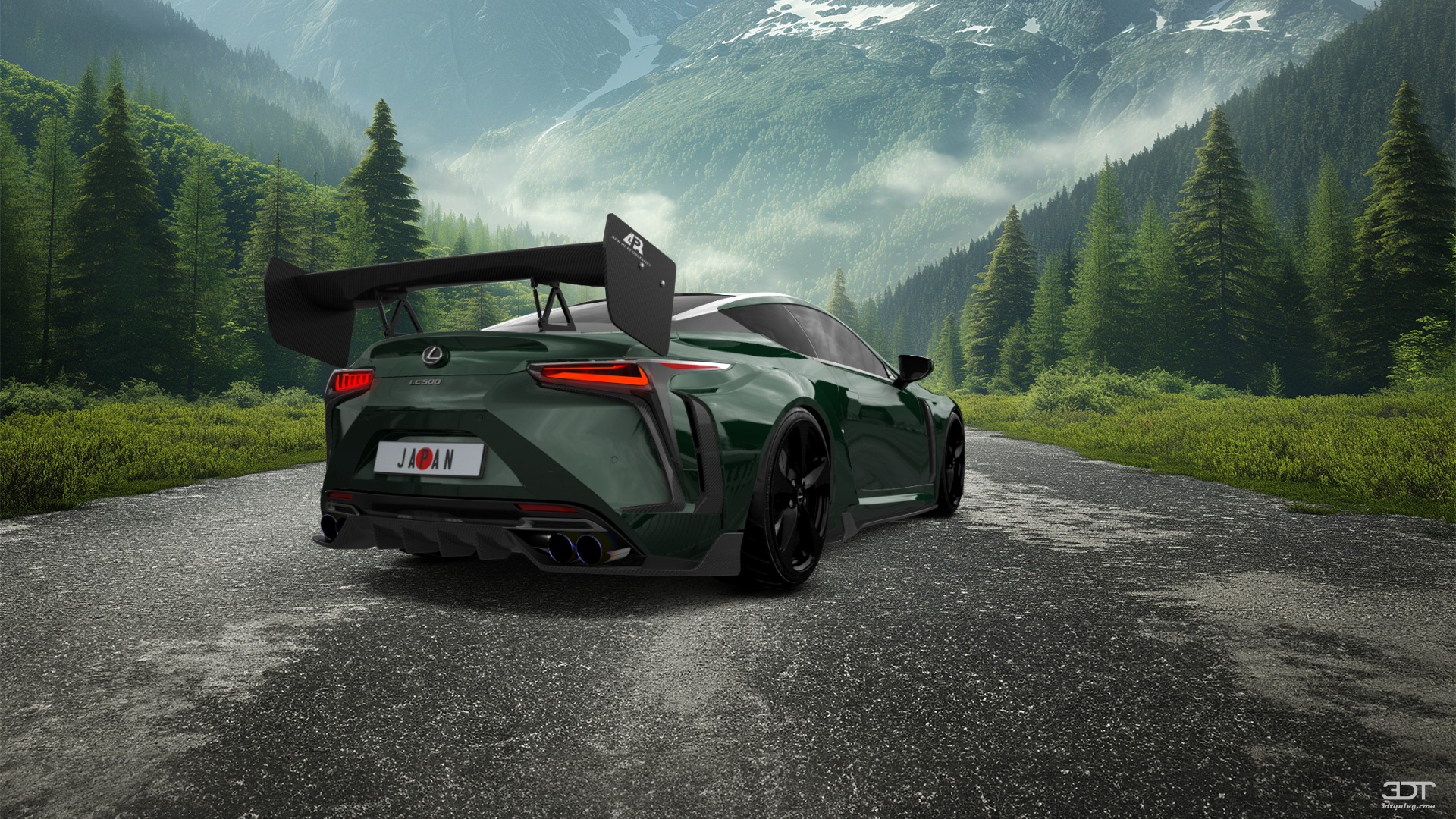 Lexus LC500 2 door fastback coupe 2017 tuning