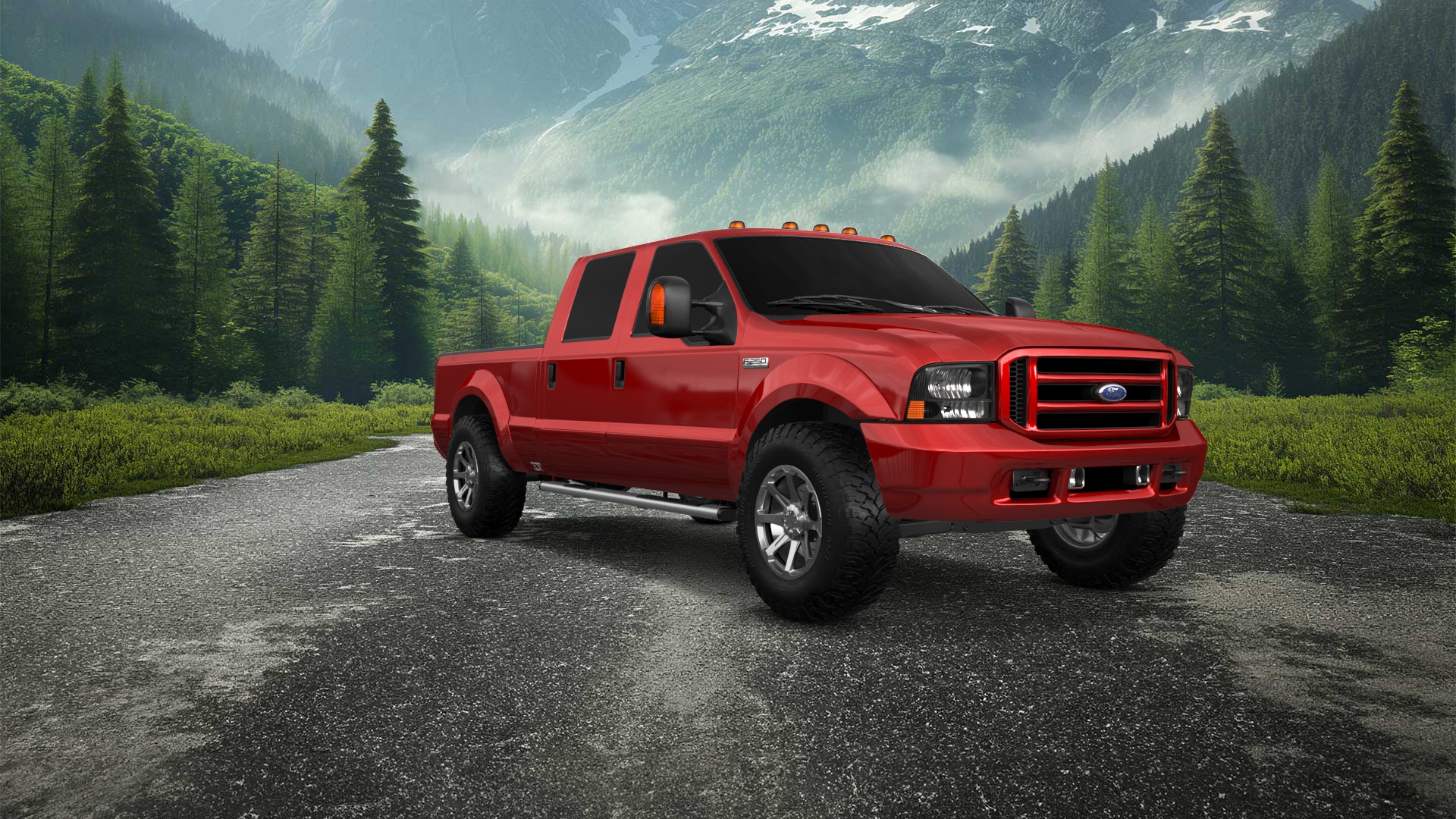 Ford F-250 Crew Cab 4 Door pickup truck 1999