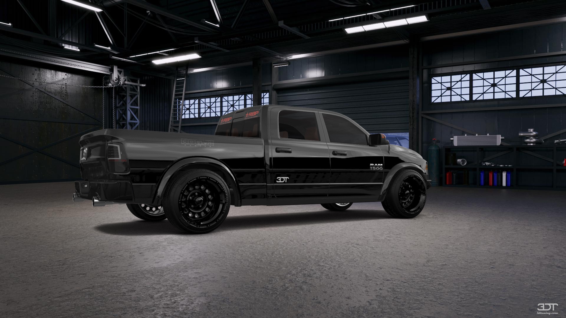 Dodge Ram 1500 Crew Cab 6.4 ft box 4 Door pickup truck 2009 tuning