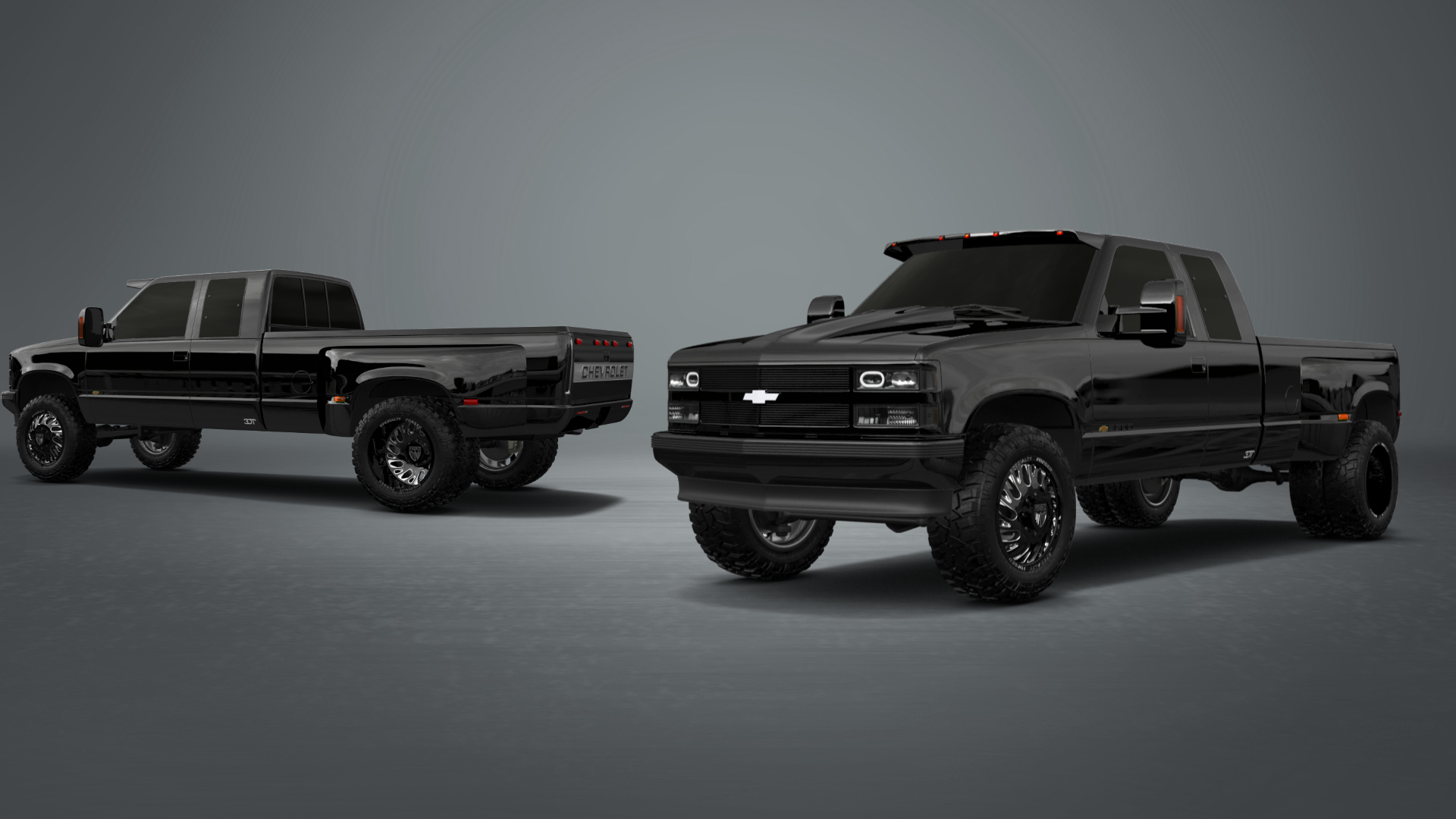 Chevrolet K3500 Extended Cab Pickup Truck 1988