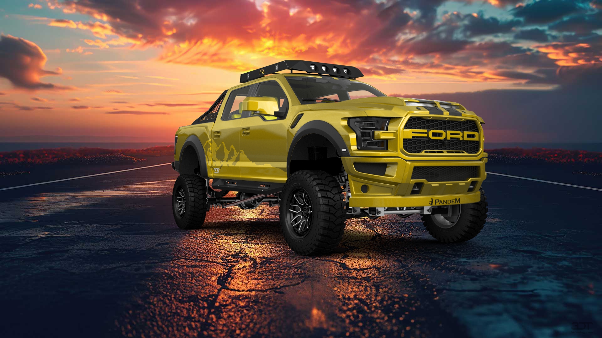 Ford F-150 Raptor 4 Door pickup truck 2017