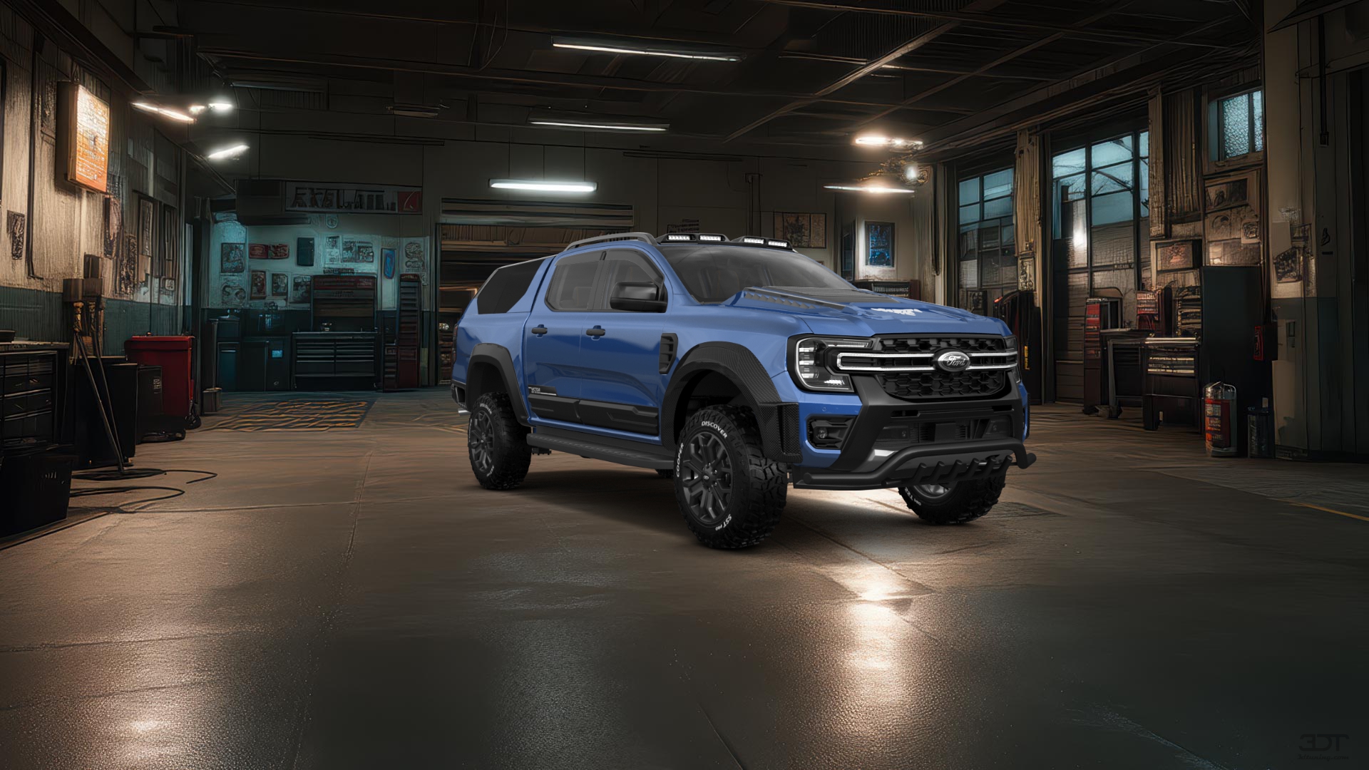 Ford Ranger 4 Door pickup truck 2022 tuning