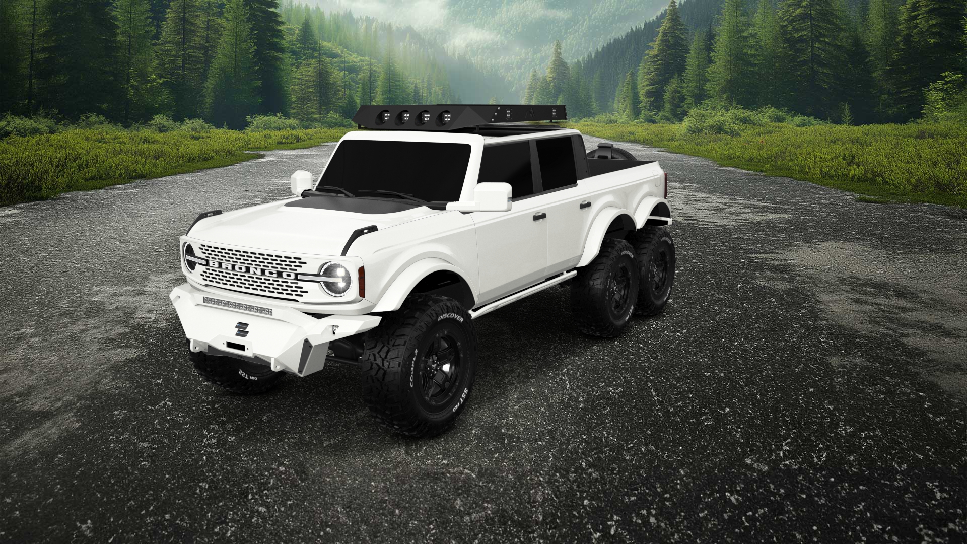 Ford Bronco 6X6 4 Door pickup truck 2021 tuning