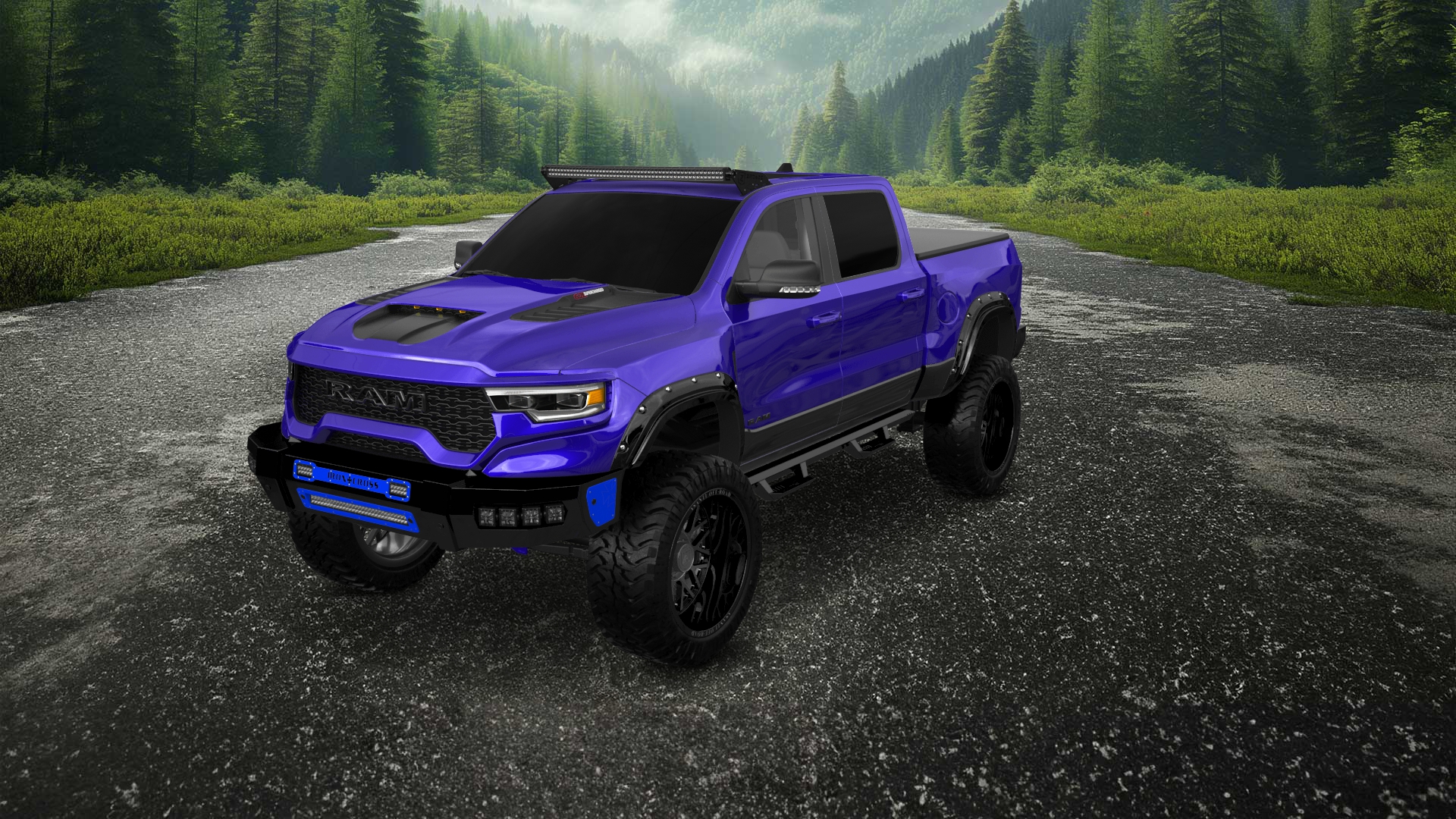 Dodge Ram 1500 TRX 4 Door pickup truck 2021 tuning