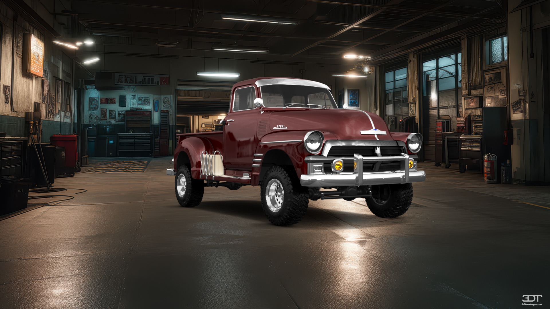 Chevrolet 3100 2 Door pickup truck 1954 tuning