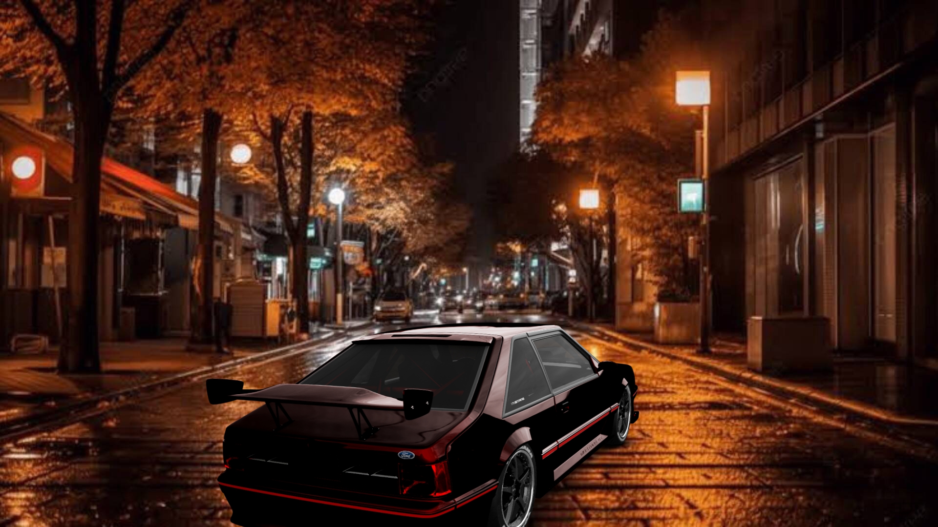 Ford Mustang 3 Door Hatchback 1988 tuning