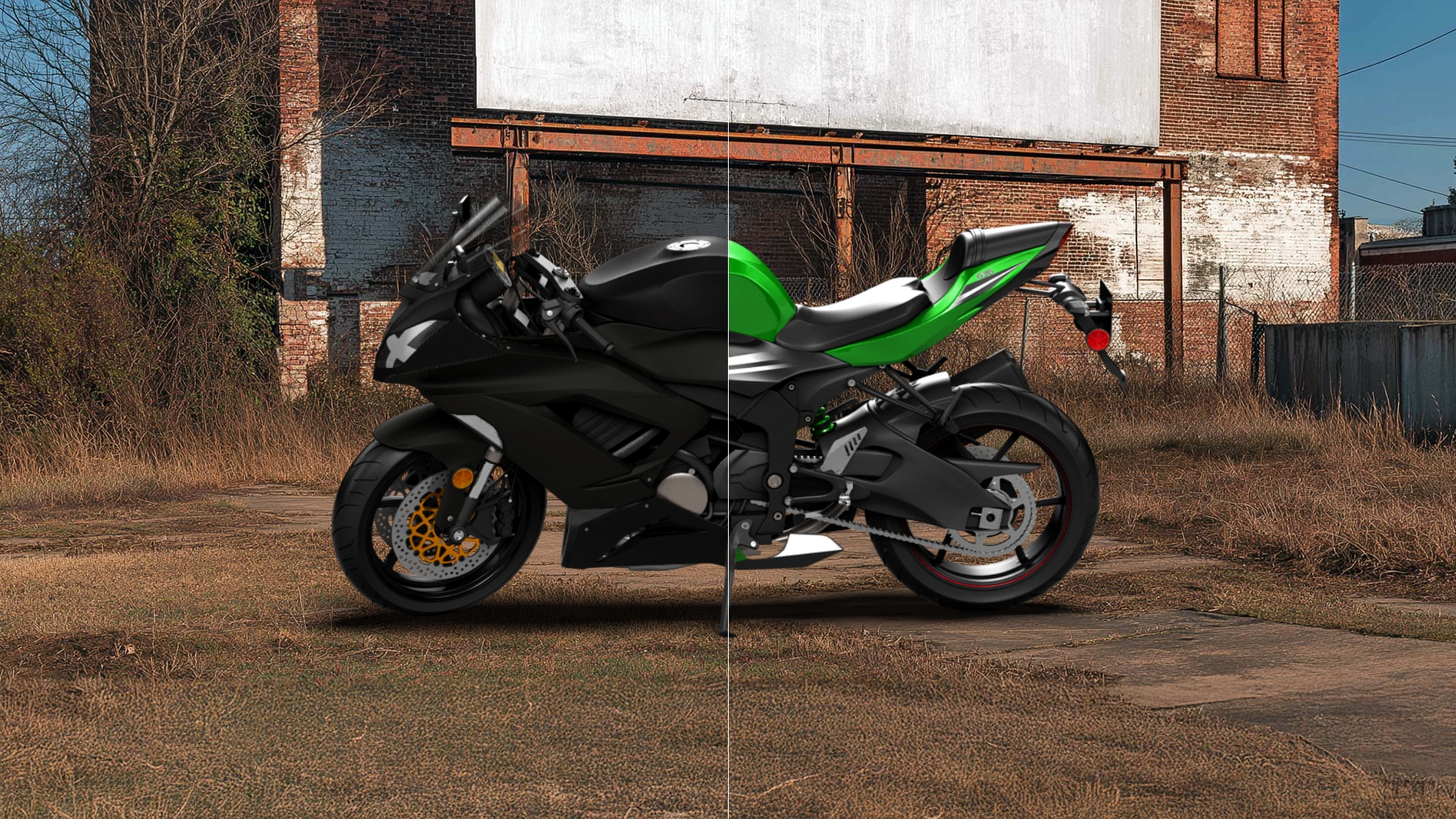 Kawasaki Ninja ZX 6R Sport Bike 2015 tuning