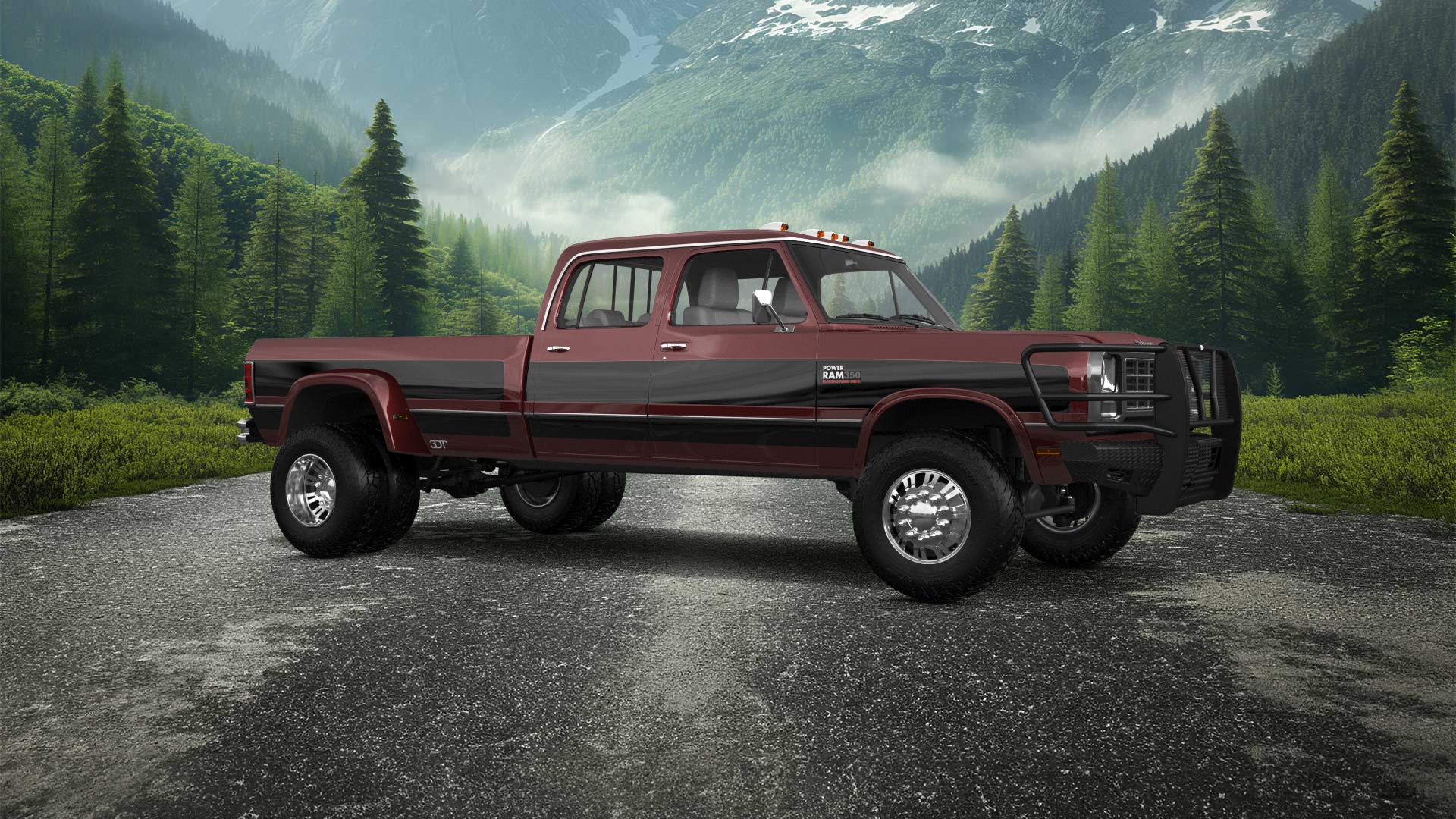 Dodge Ram 350 4 Door pickup truck 1991