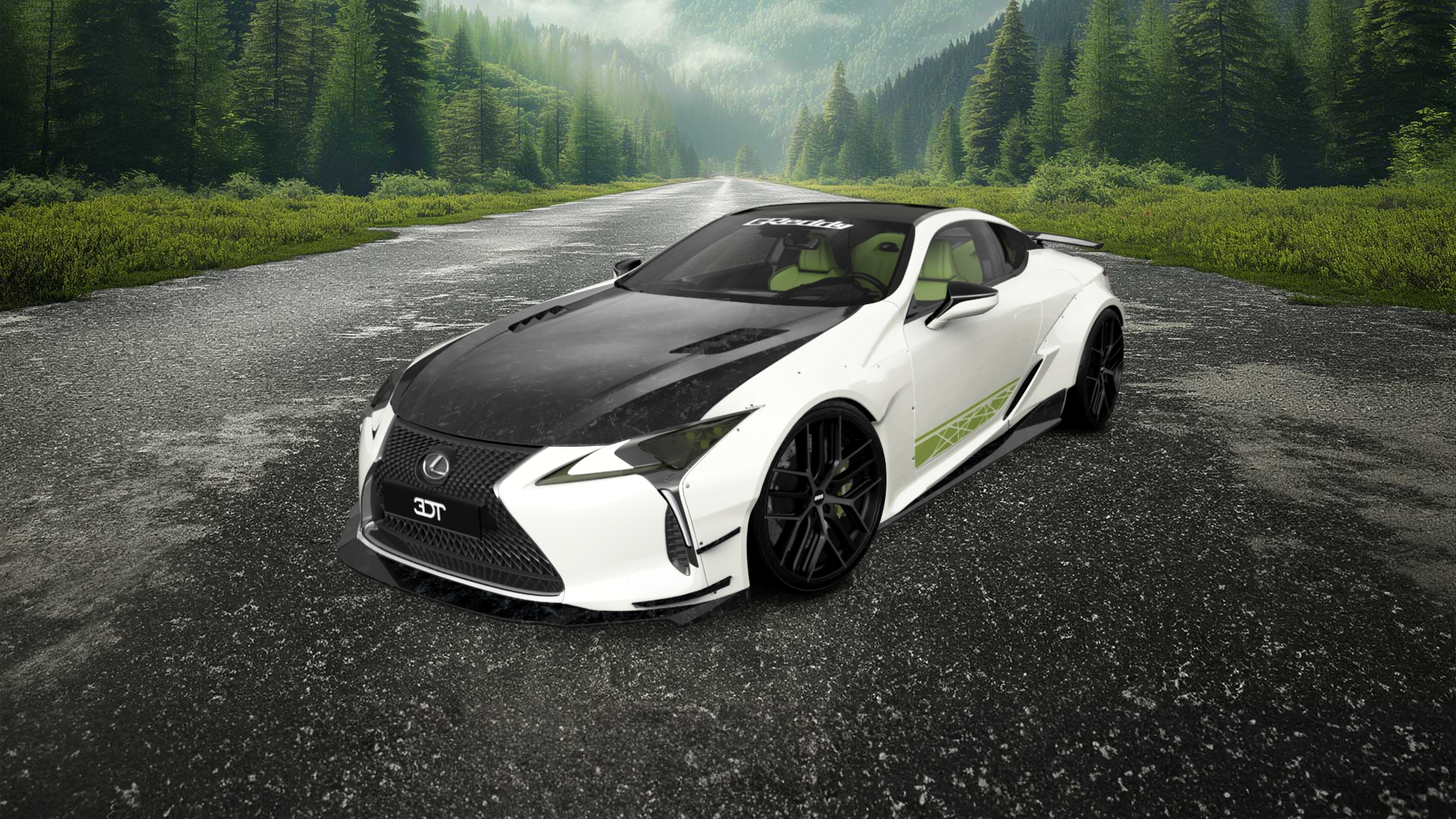 Lexus LC500 2 door fastback coupe 2017 tuning