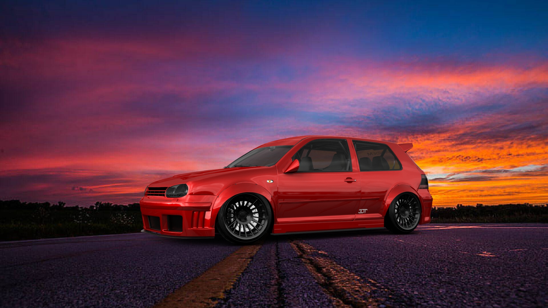 Volkswagen Golf 4 (mk4) 3 Door Hatchback 1997 tuning