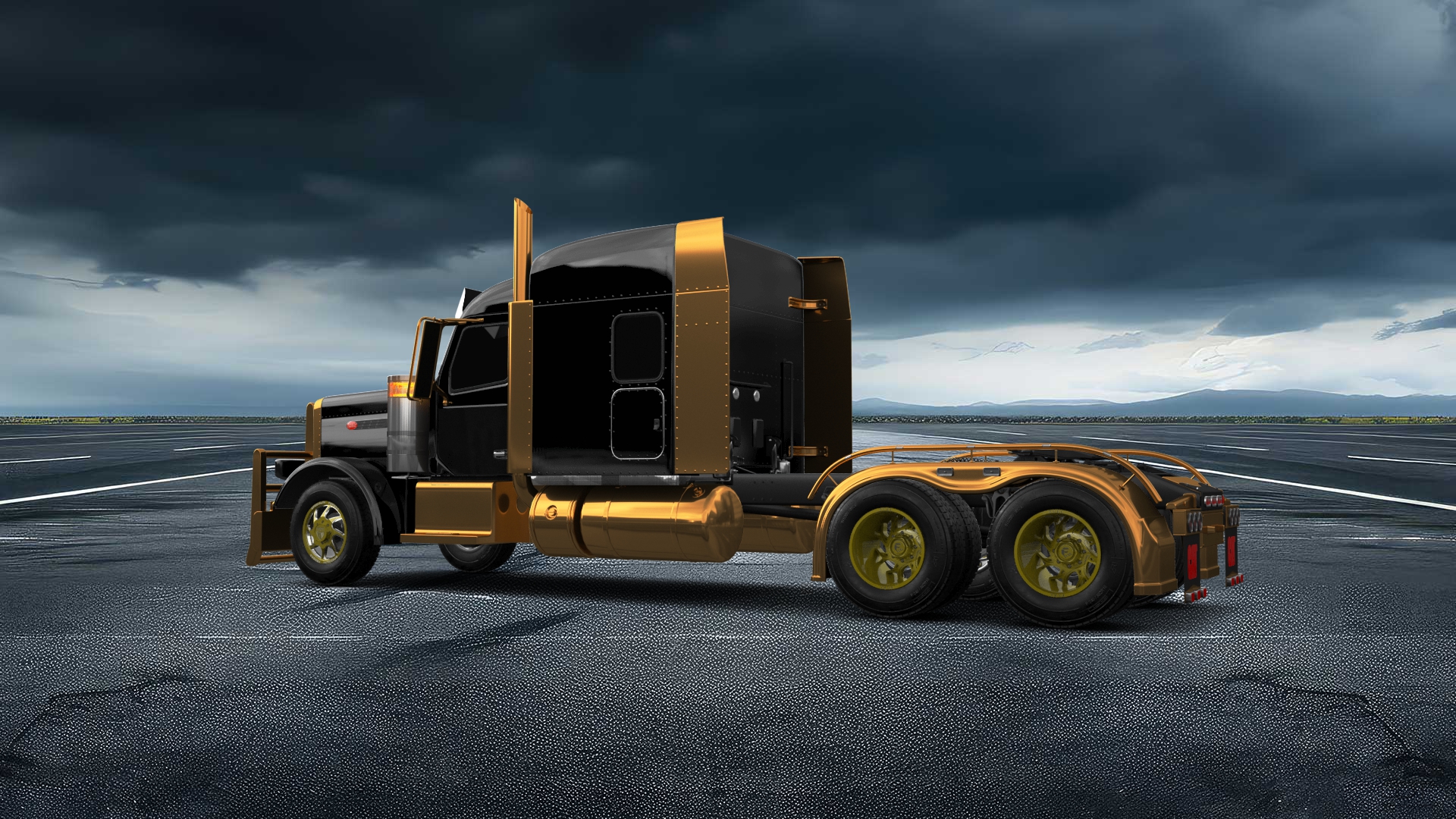 Peterbilt 589 Sleeper Cab Truck 2024 tuning