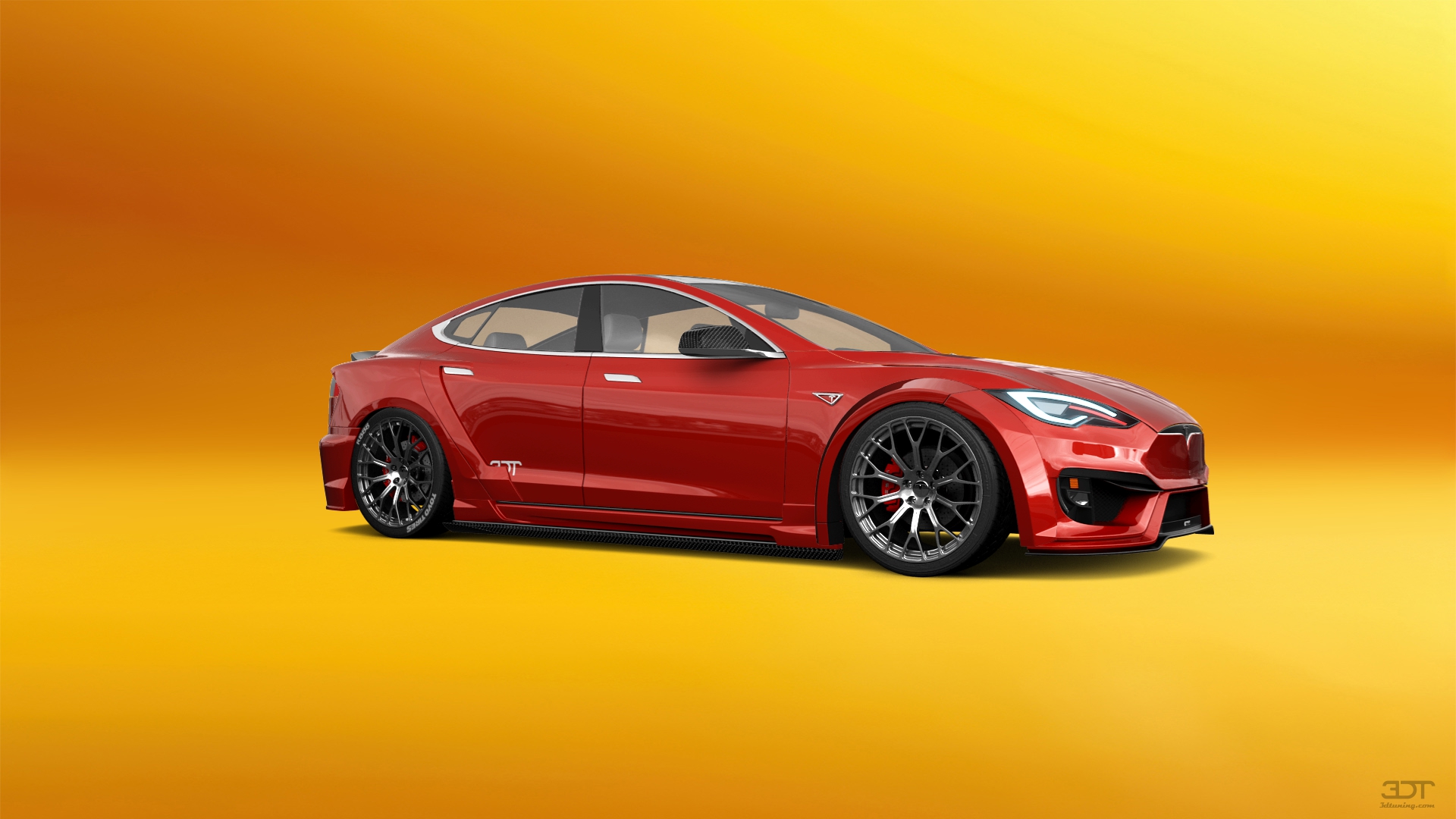 Tesla Model S 5 Door Liftback 2013 tuning