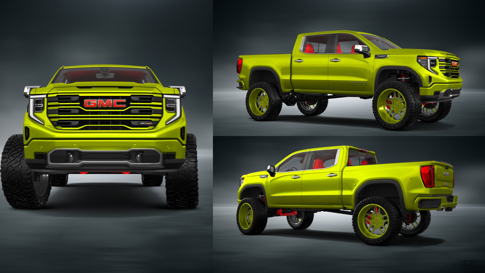 GMC Sierra 1500 Crew Cab 5.8 ft box 4 Door pickup truck 2023 tuning